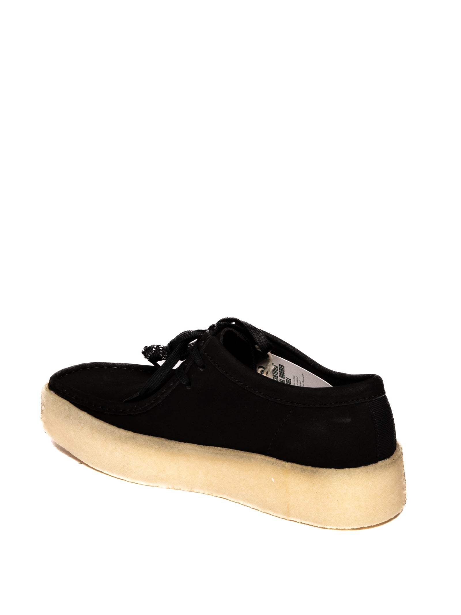 CLARKS ORIGINAL derby wallabee cup nero <BR/> WALLABEE CUP CAM-BLACK