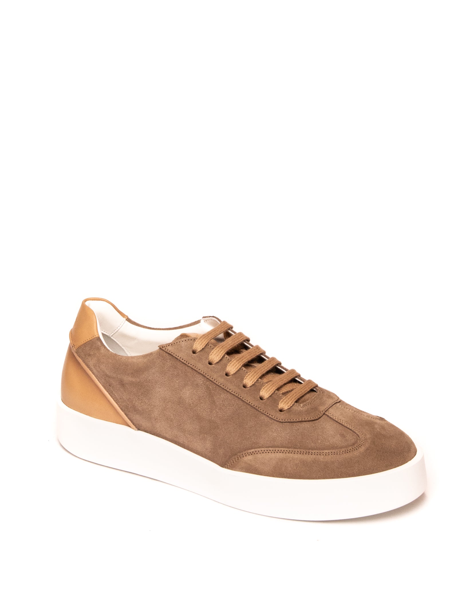 FRANCESCHETTI Sneaker in camoscio tabacco 2259041 CAM-TABACCO