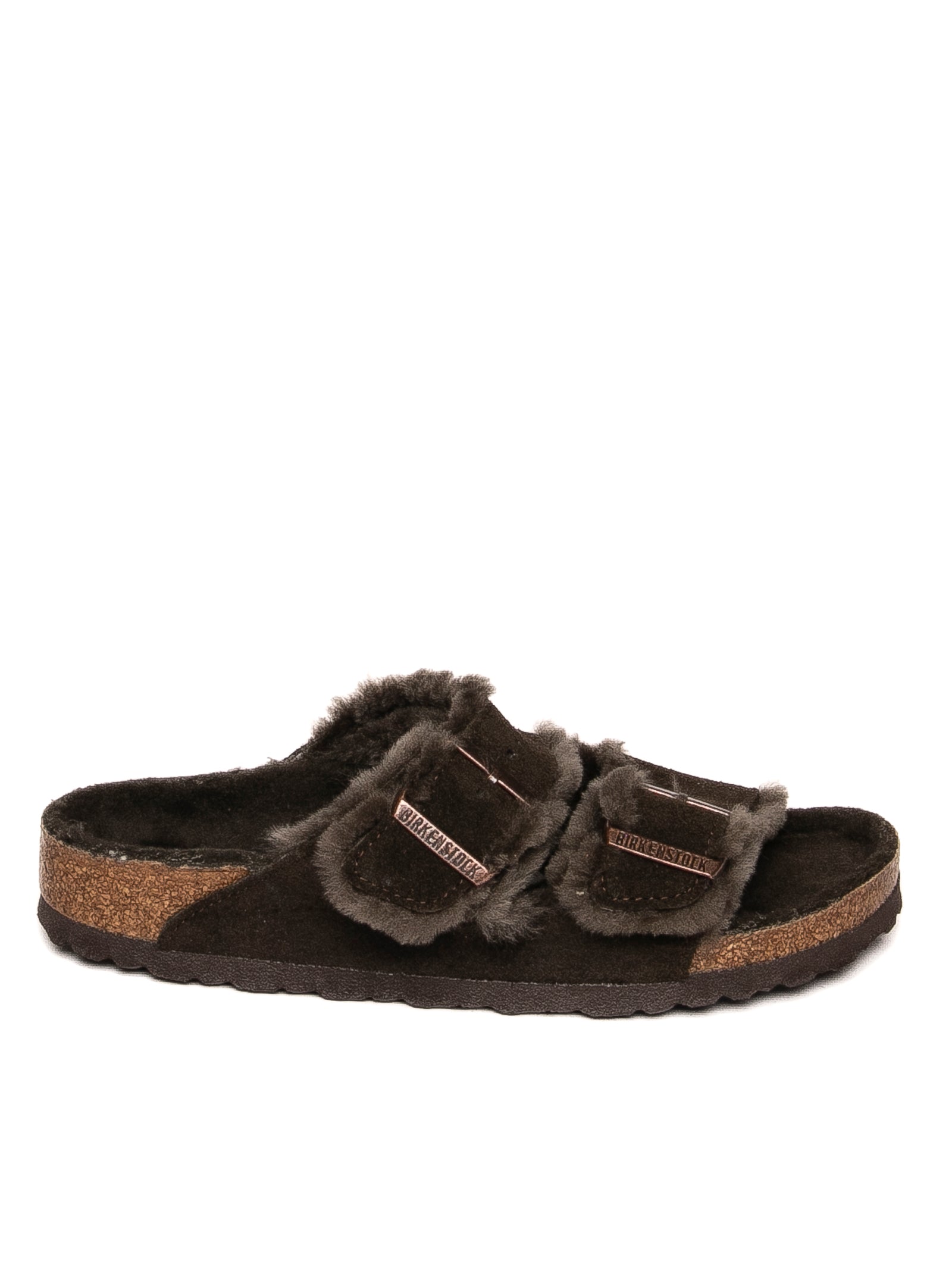 BIRKENSTOCK sandalo arizona shearling mocca <BR/> ARIZONA 1020528-MOCCA