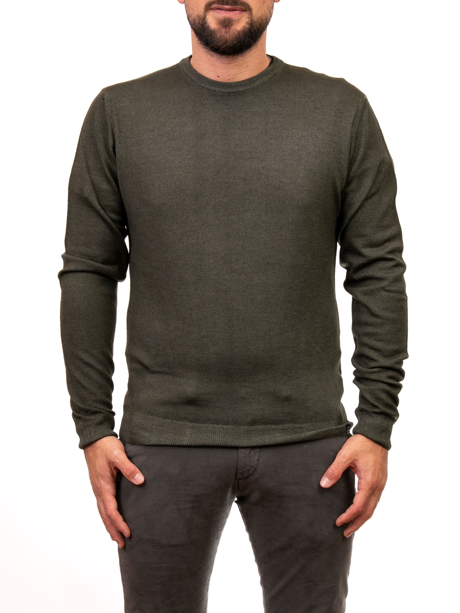 COLMAR maglione in lana verde 4467T 8WZ-681