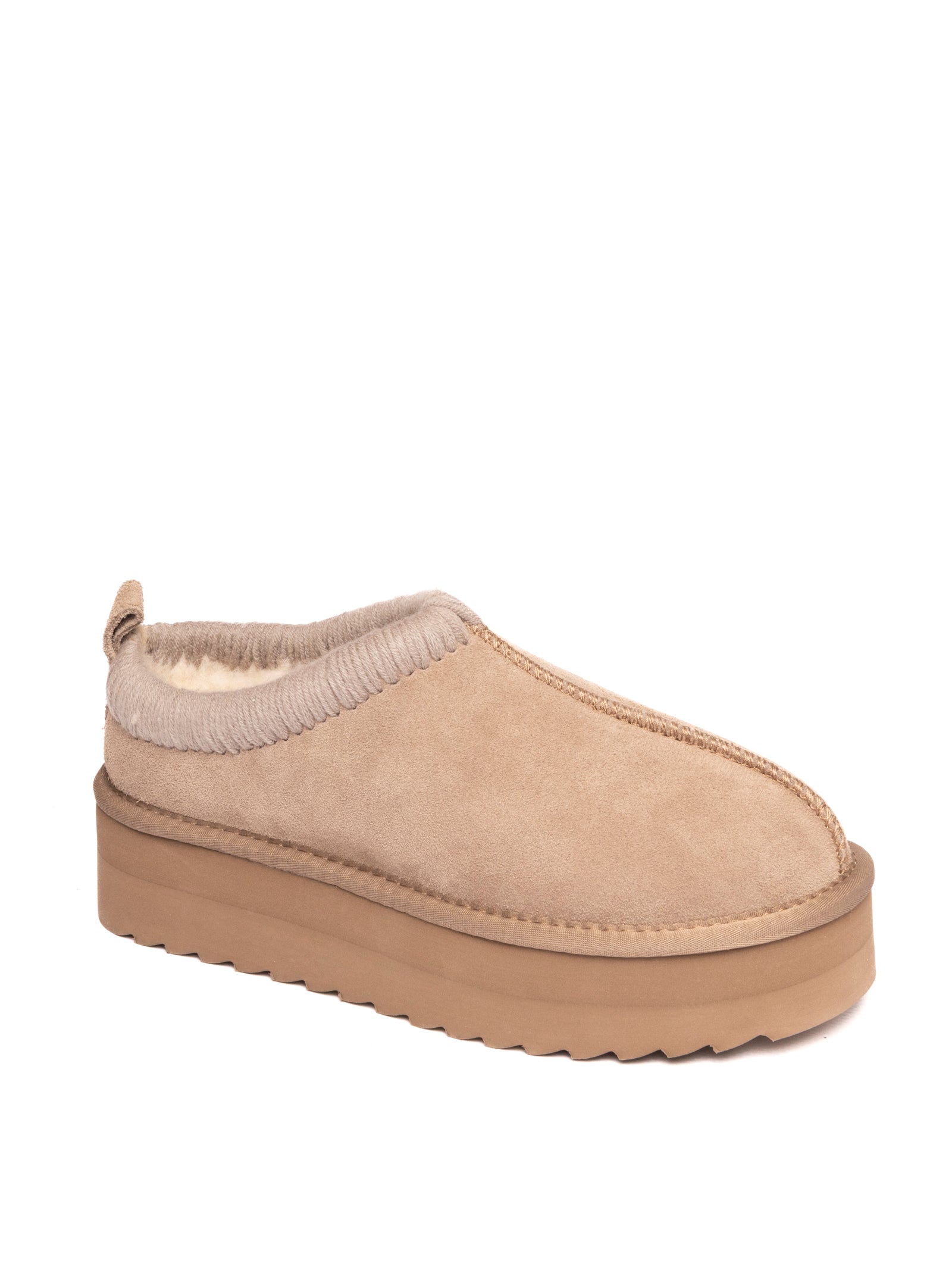 COLORS OF CALIFORNIA Slipon camoscio taupe YWPLA13 EGGYPLATFORM-TAU
