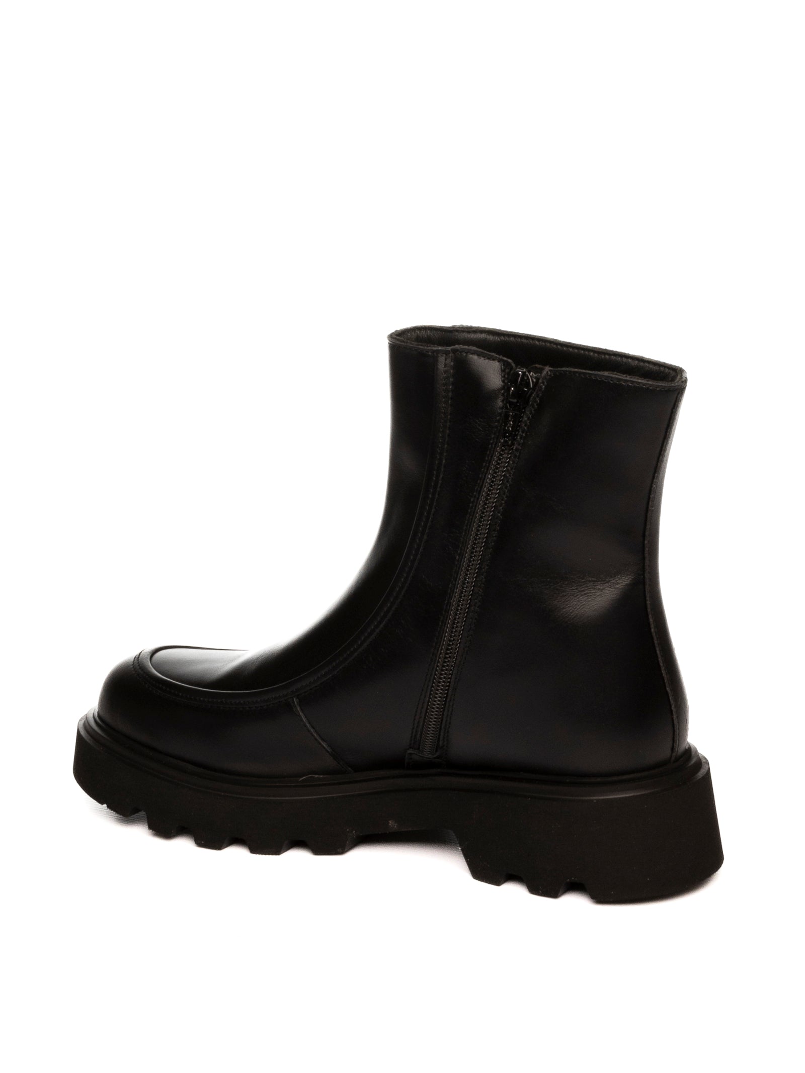 FRAU Stivaletto pelle nero 85N6 SETA-NERO