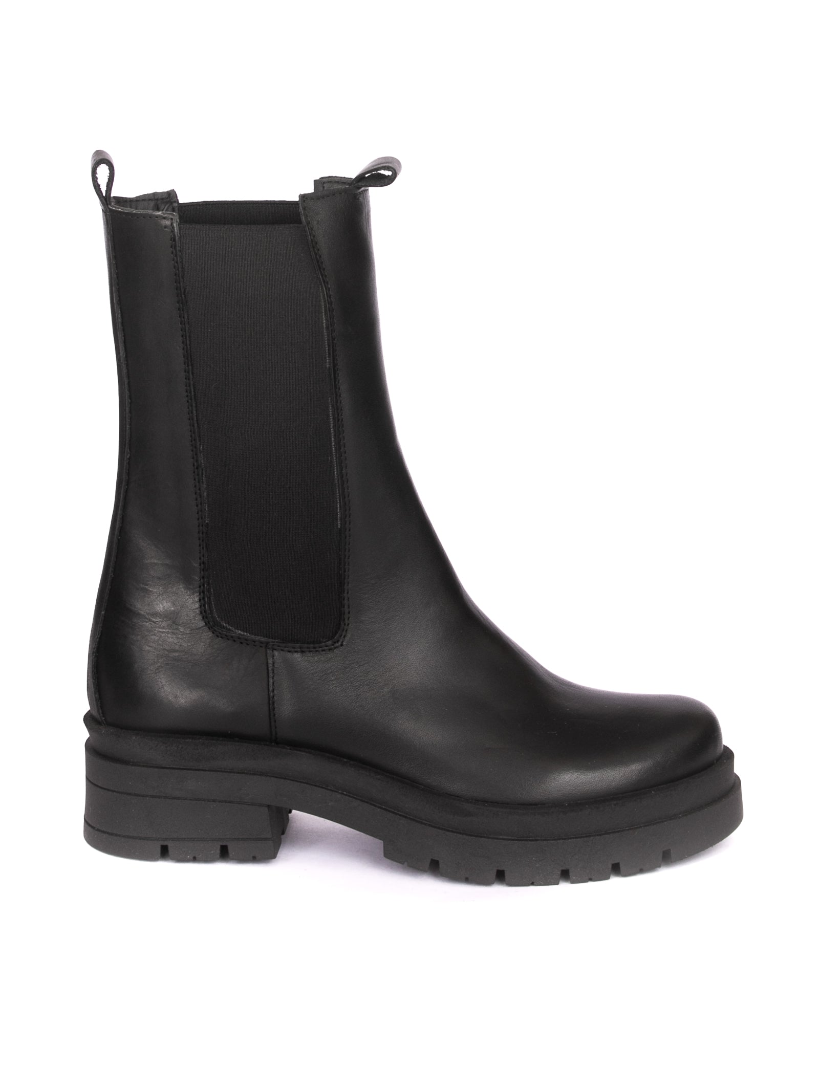 NUOVA CUOIERIA Anfibio beatles vitello nero H77 VIT-NERO