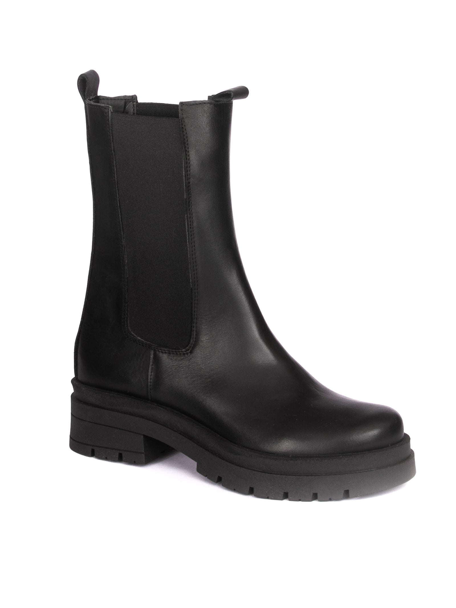 NUOVA CUOIERIA Anfibio beatles vitello nero H77 VIT-NERO