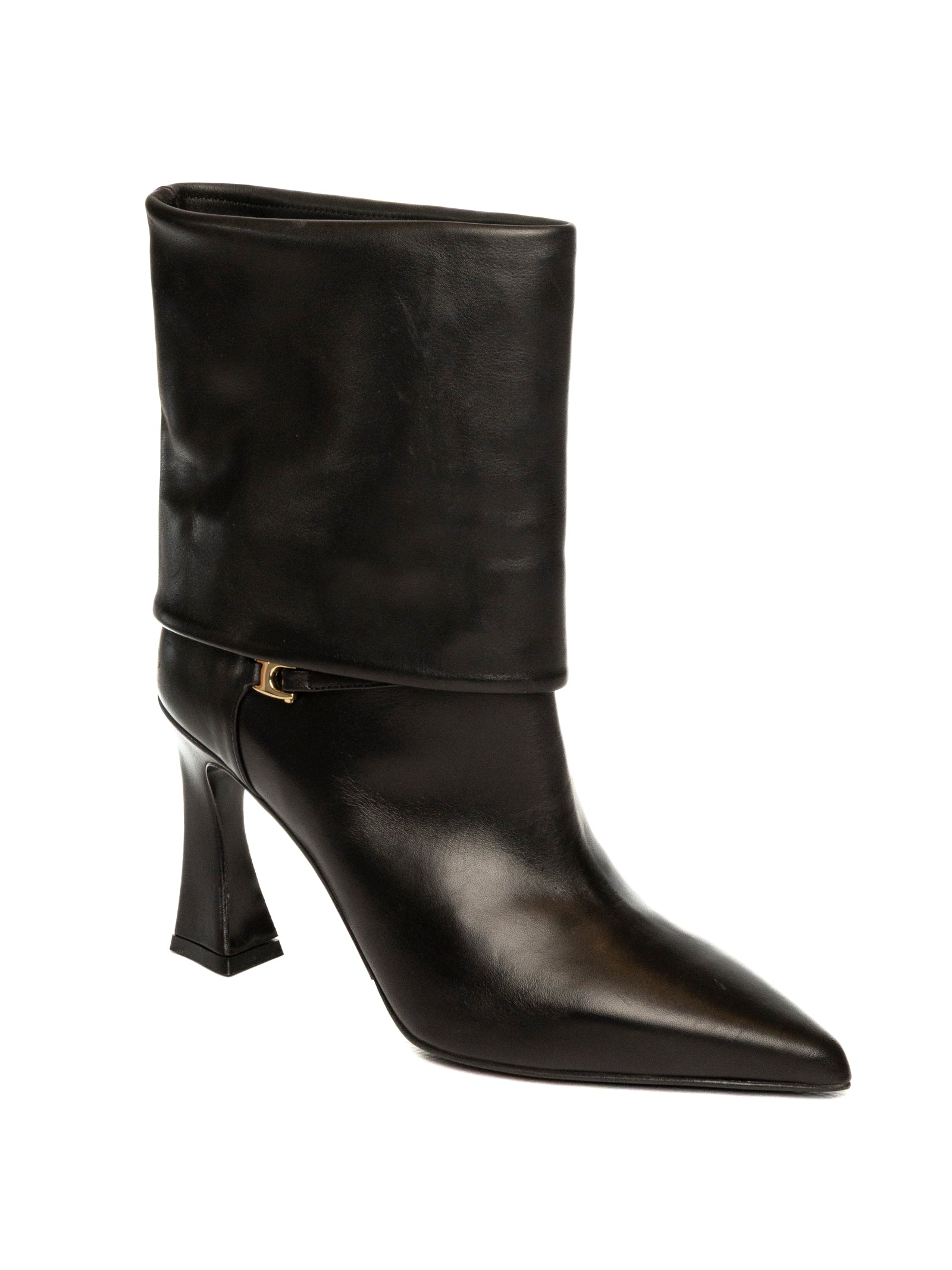 ALBANO Stivaletto risvolto pelle nero 2910 VIT-NERO