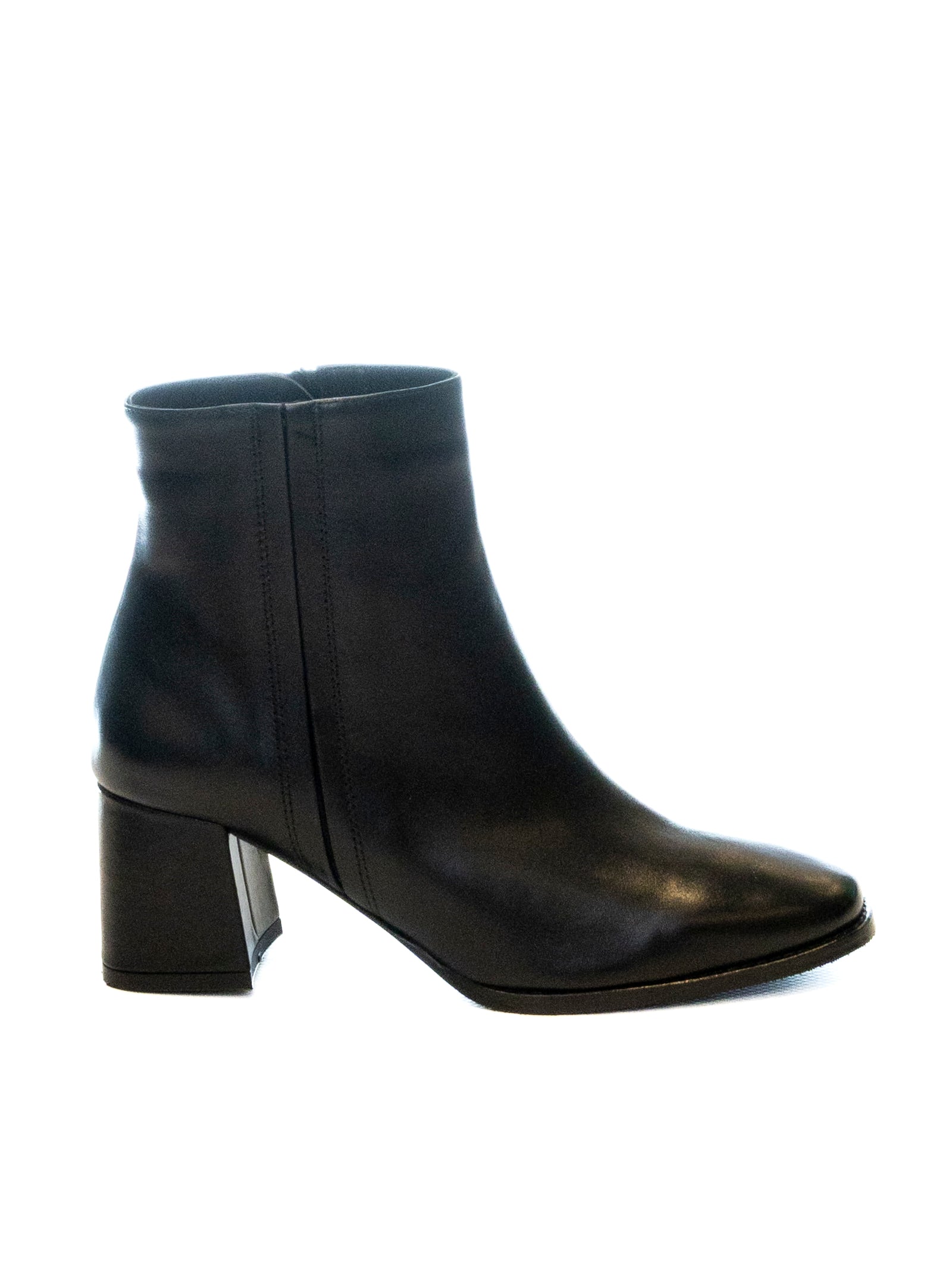 ALBANO Tronchetto pelle nero 601 VIT-NERO
