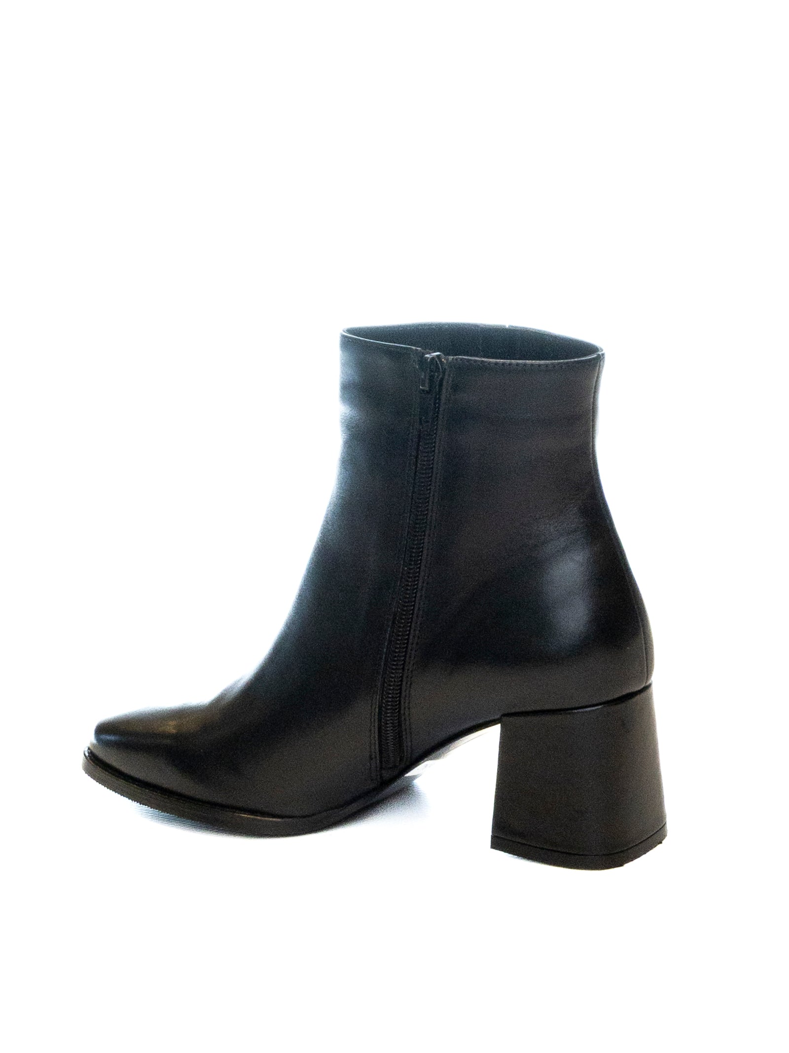 ALBANO Tronchetto pelle nero 601 VIT-NERO