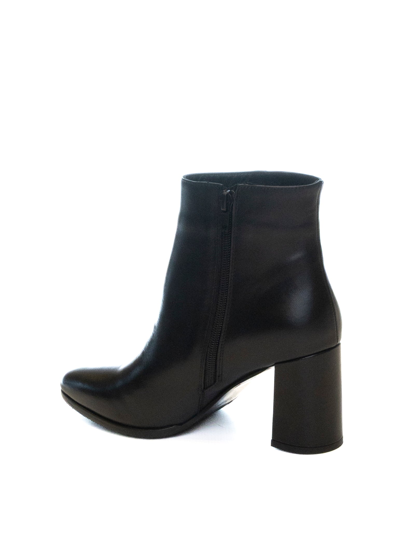 ALBANO Tronchetto pelle nero 607 VIT-NERO
