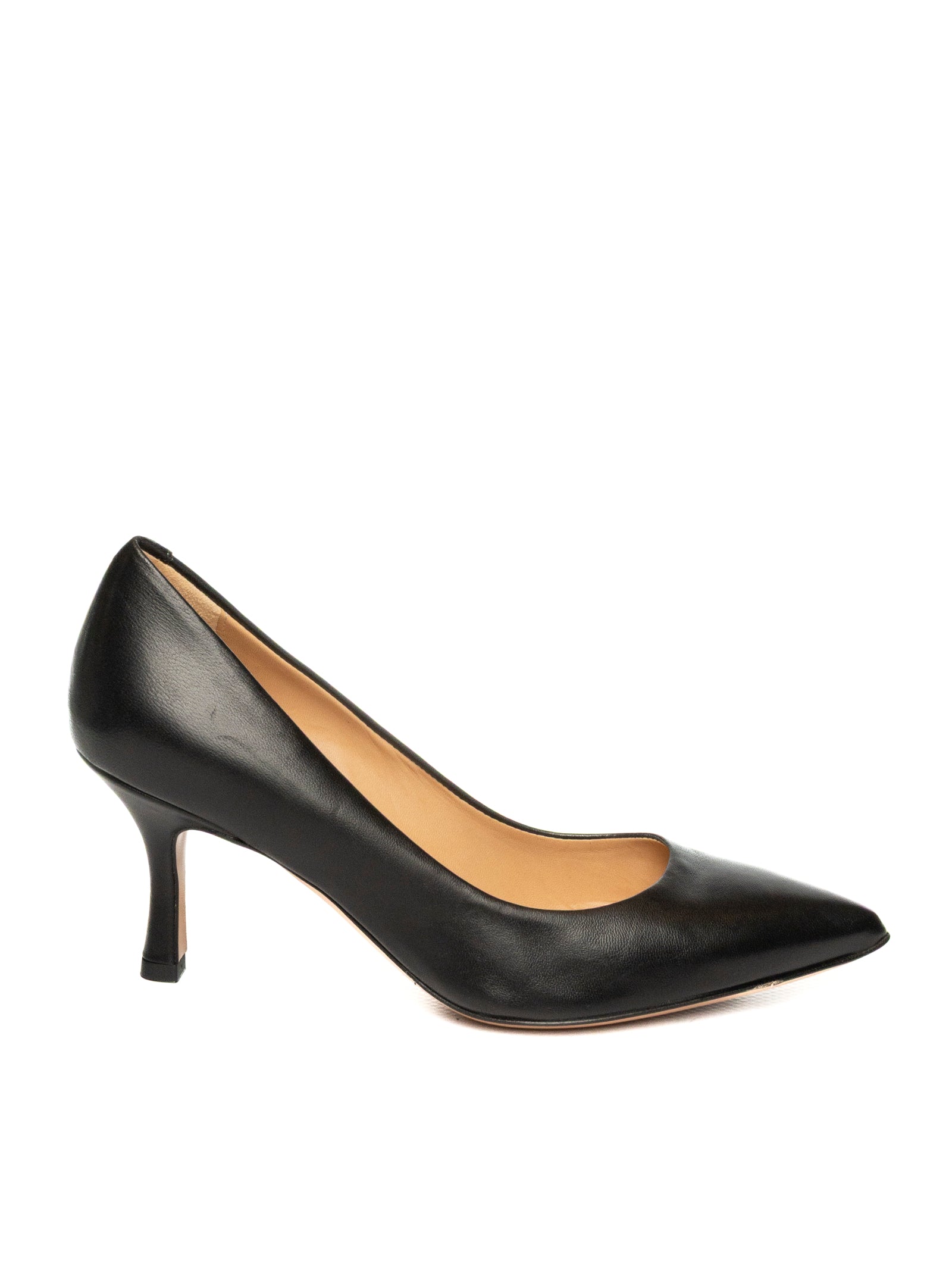 FRANCO RUSSO Décolleté nappa nero 1901 NAPPA-NERO