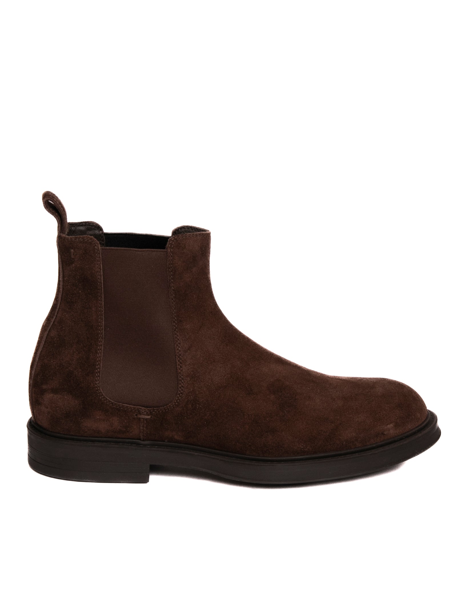 HENDERSON stivaletto in camoscio marrone <BR/> R82503 SUEDE-FONDENTE