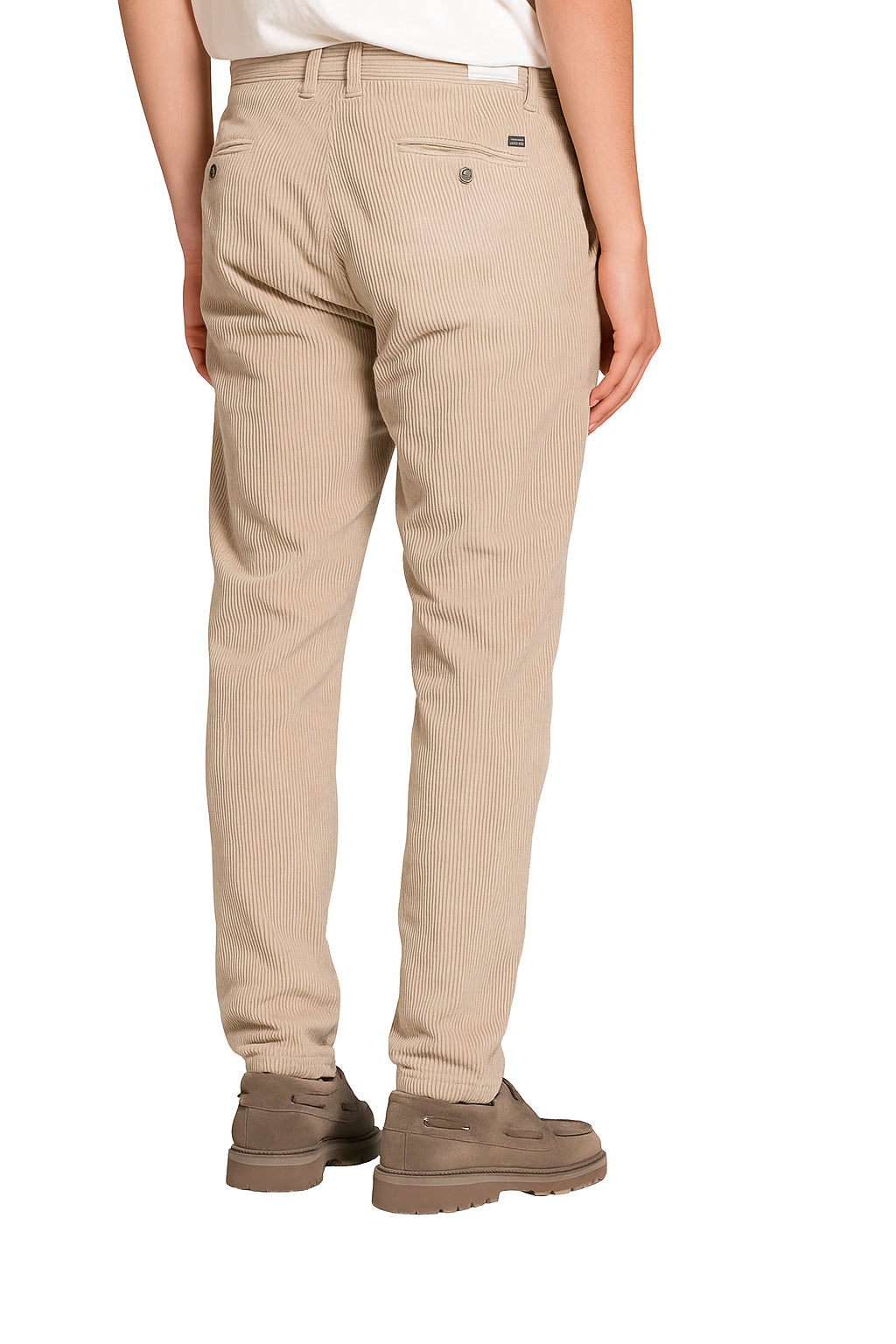 IMPURE pantalone velluto beige MIHARA VELL-SAND