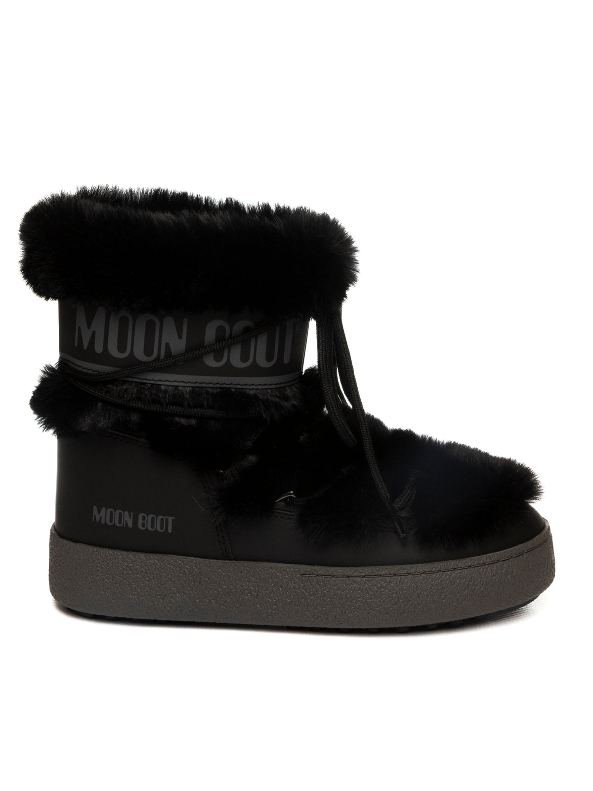 MOON BOOT Doposci icon l track fur nero 2450130 LTRACKFUR-N001