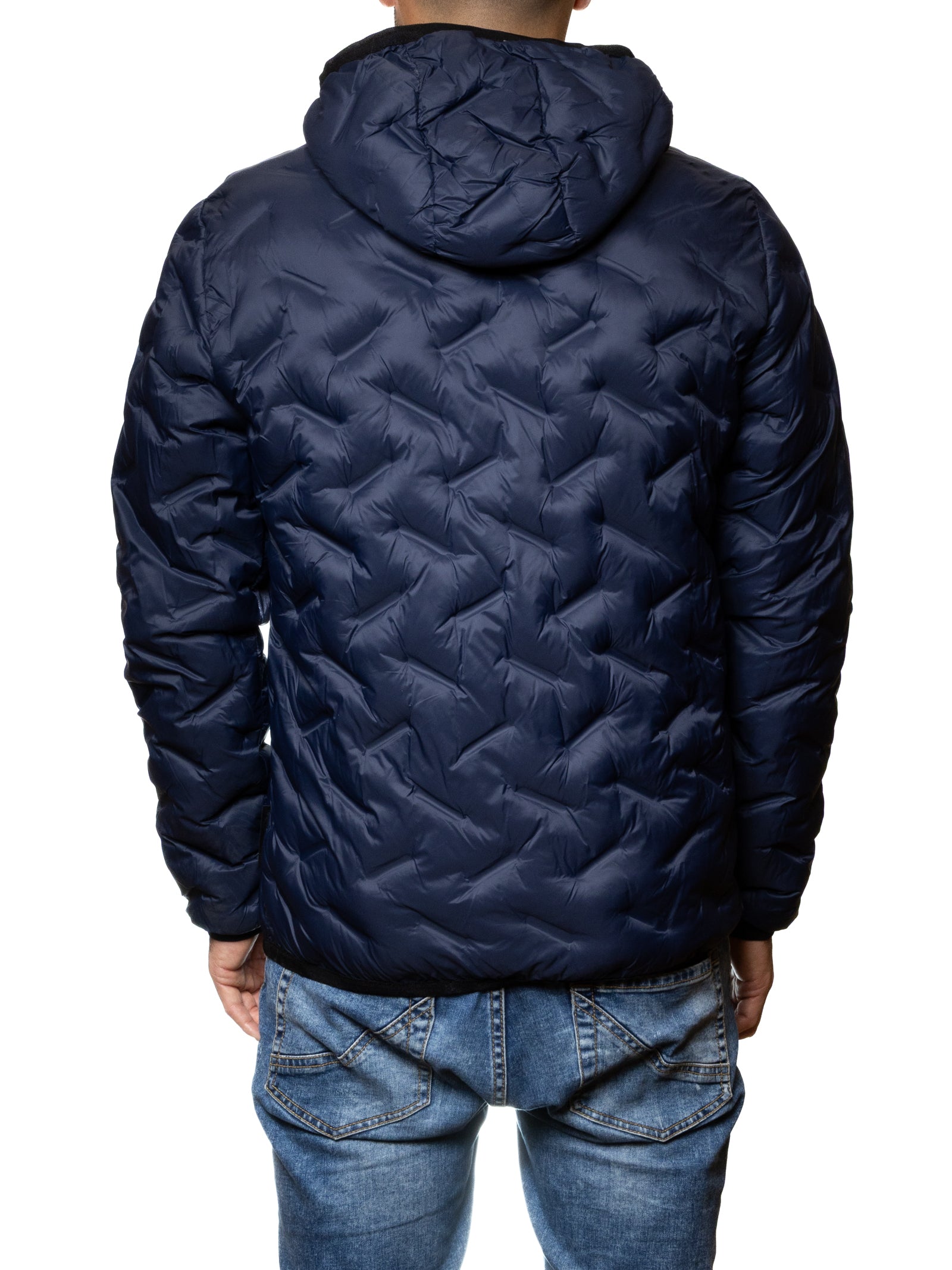 MORE giubbino piuma blu M2079 PIUMA.BLU
