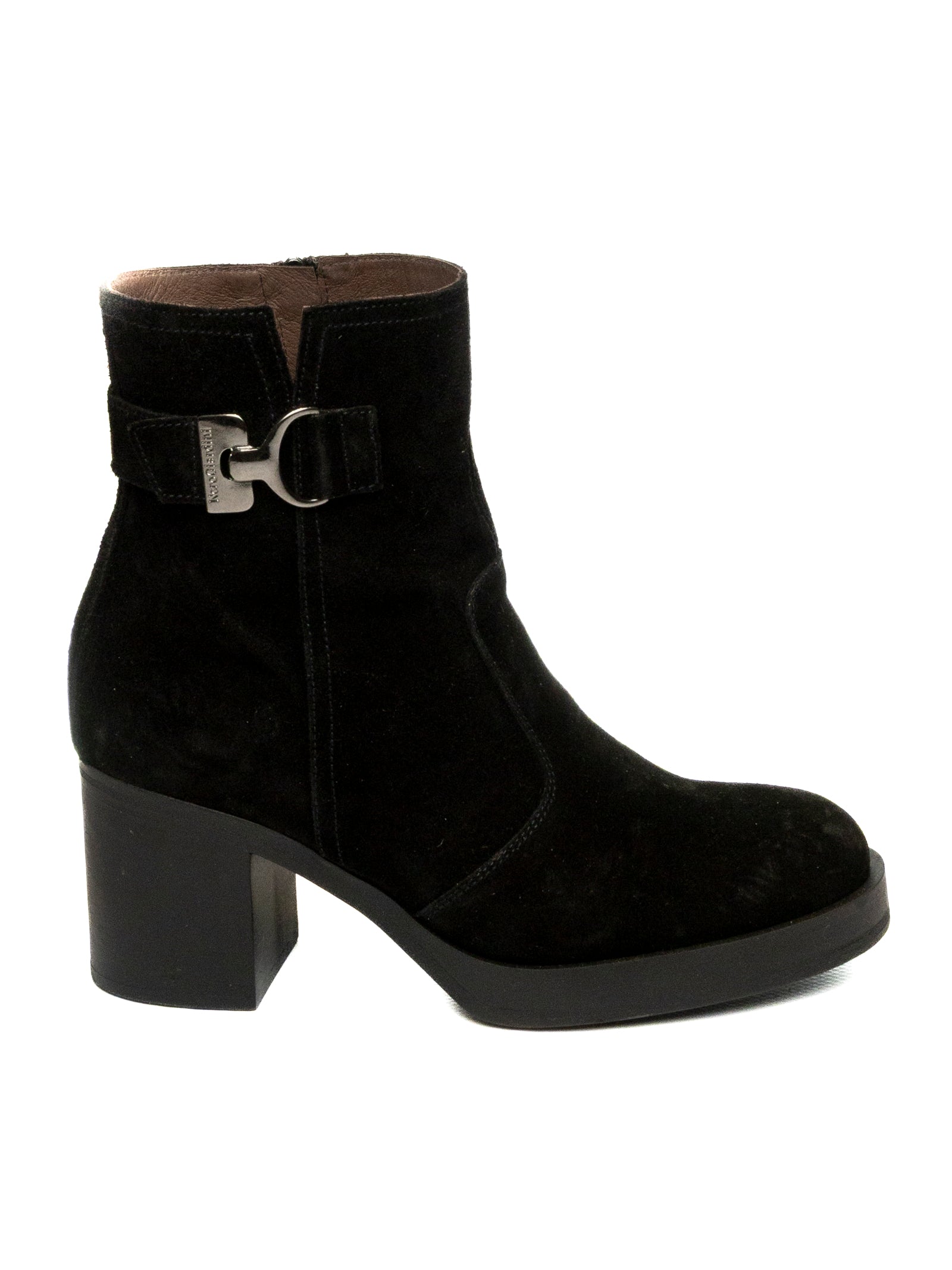 NERO GIARDINI Tronchetto camoscio moro 513892 AROLD-NERO