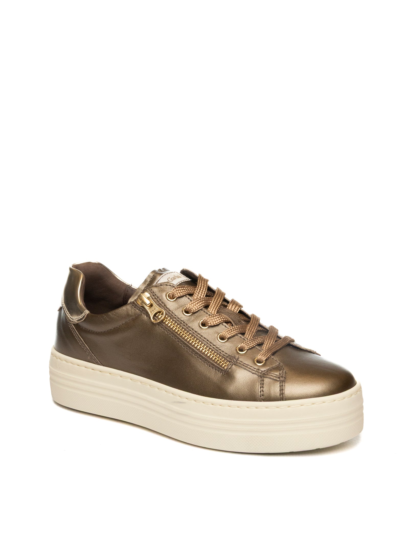 NERO GIARDINI Sneaker pelle bronzo 514185 BAGOYA-BROWN