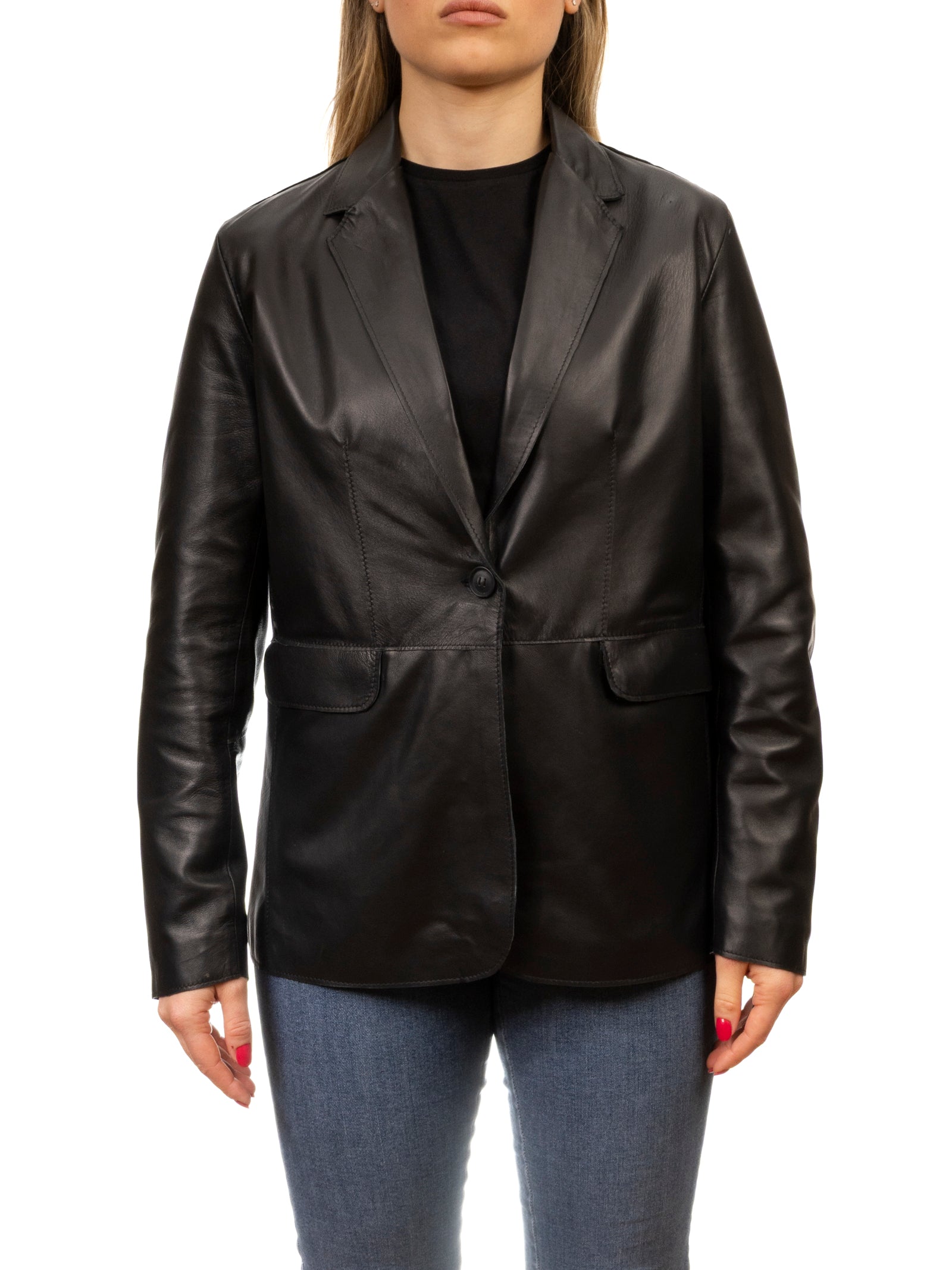 PK BY PASKAL giubbino nappa nero 163 NAPPA-NERO