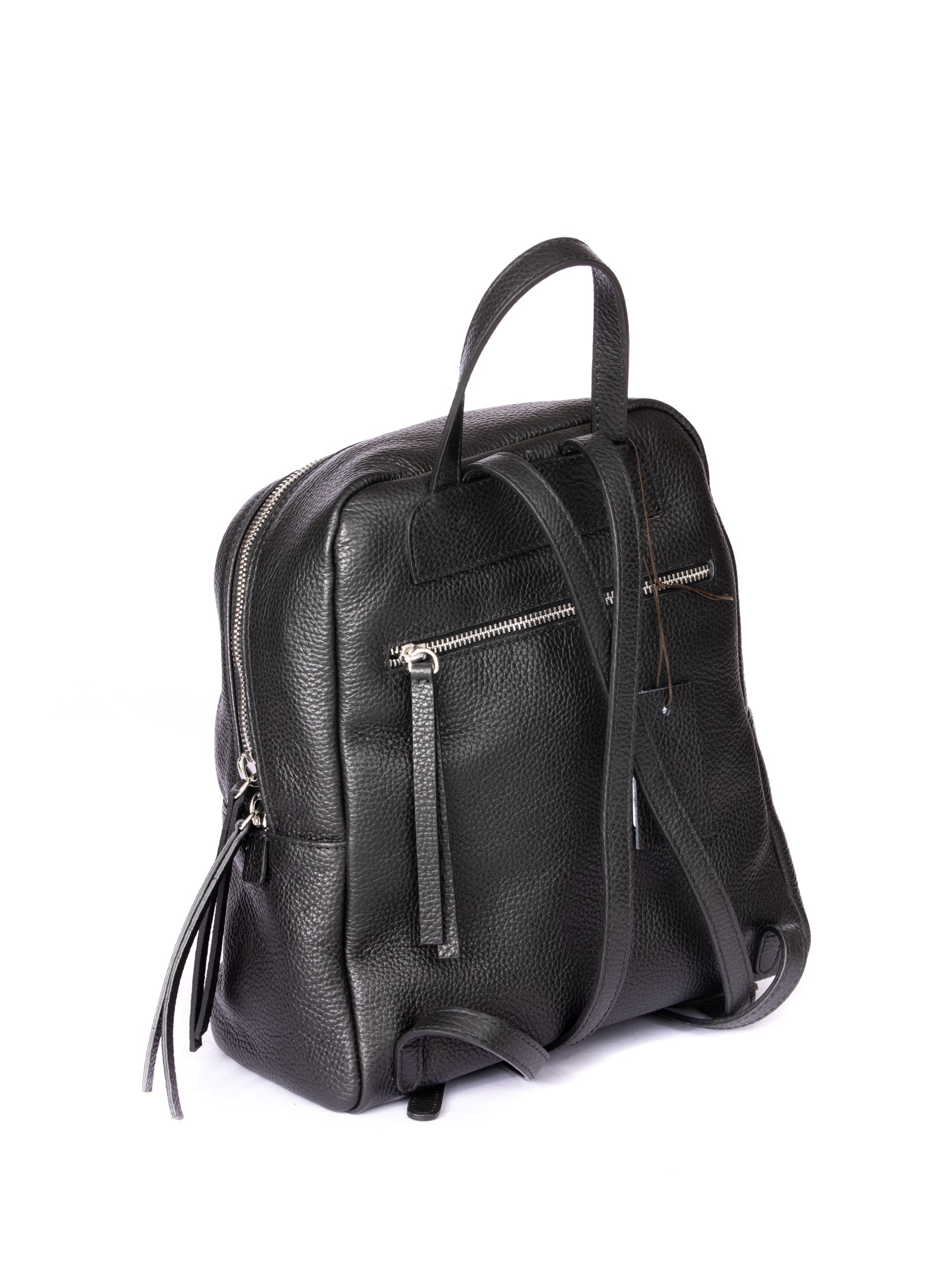 PK BY PASKAL zaino pelle nero ZAINO ISCHIA PELLE-NERO
