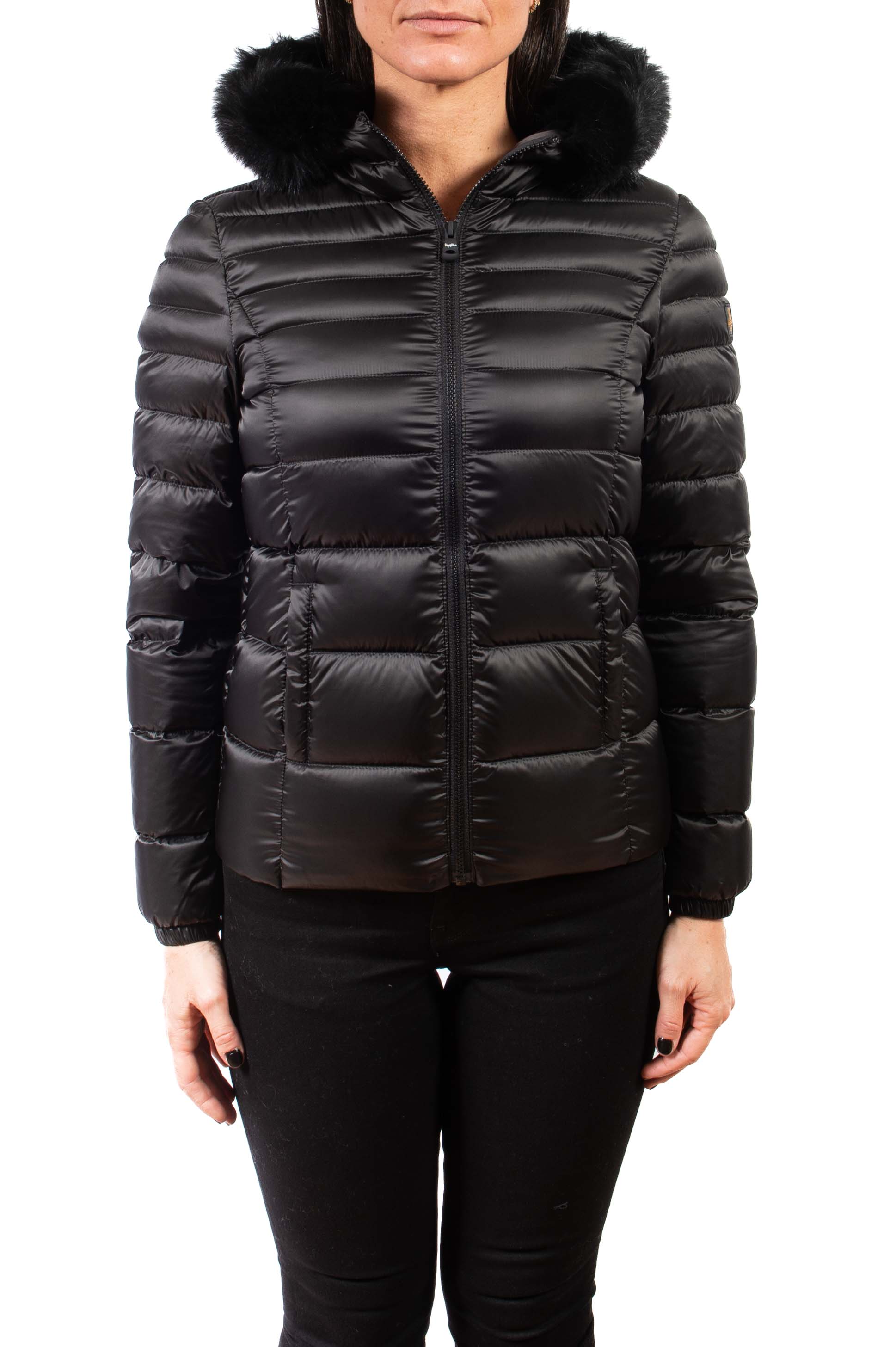 REFRIGIWEAR piumino meadfur nero W97618 MEADFUR-G06000