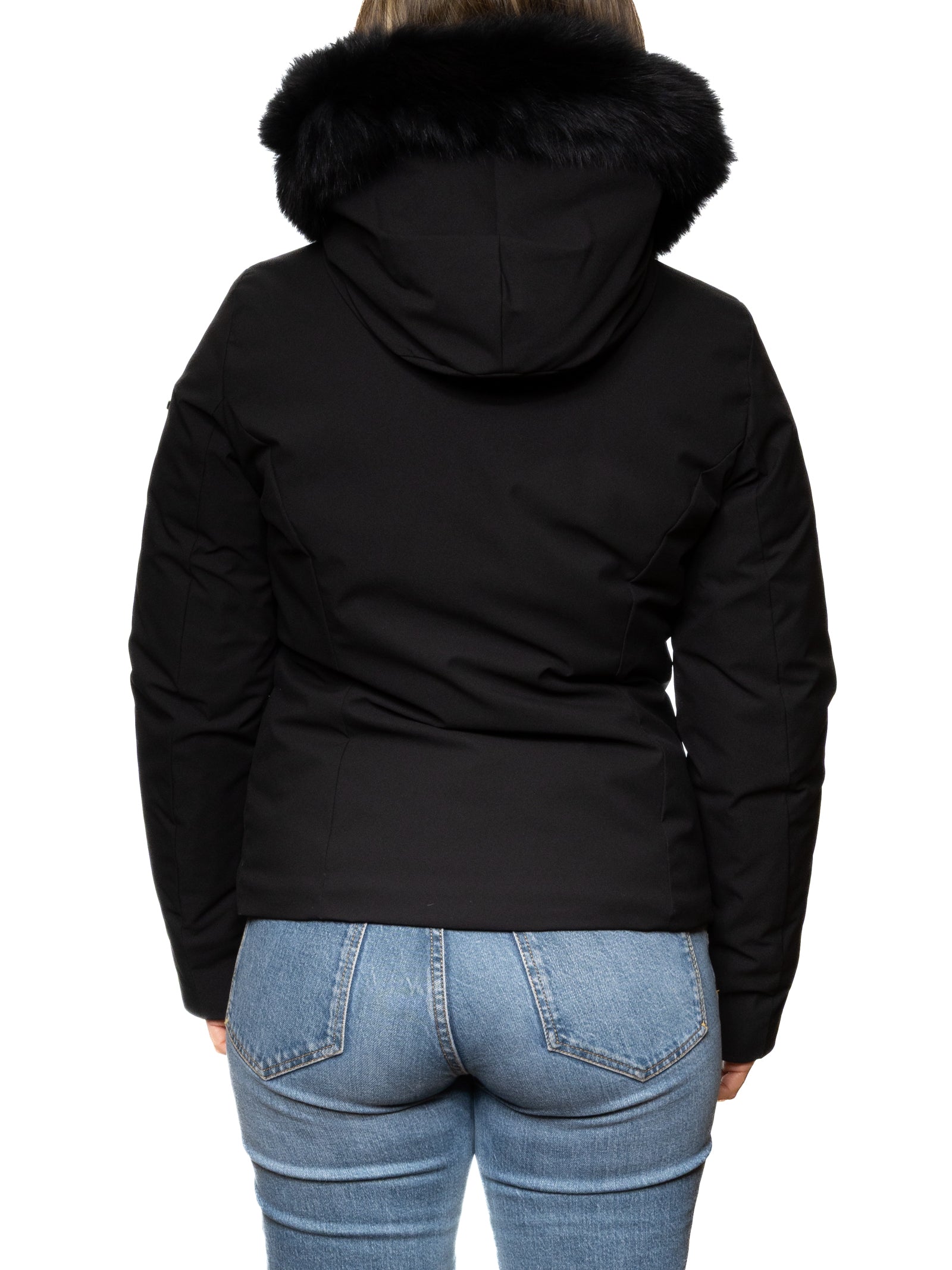 REFRIGIWEAR piumino shortlady nero W99208 SHORTLADY-G06000