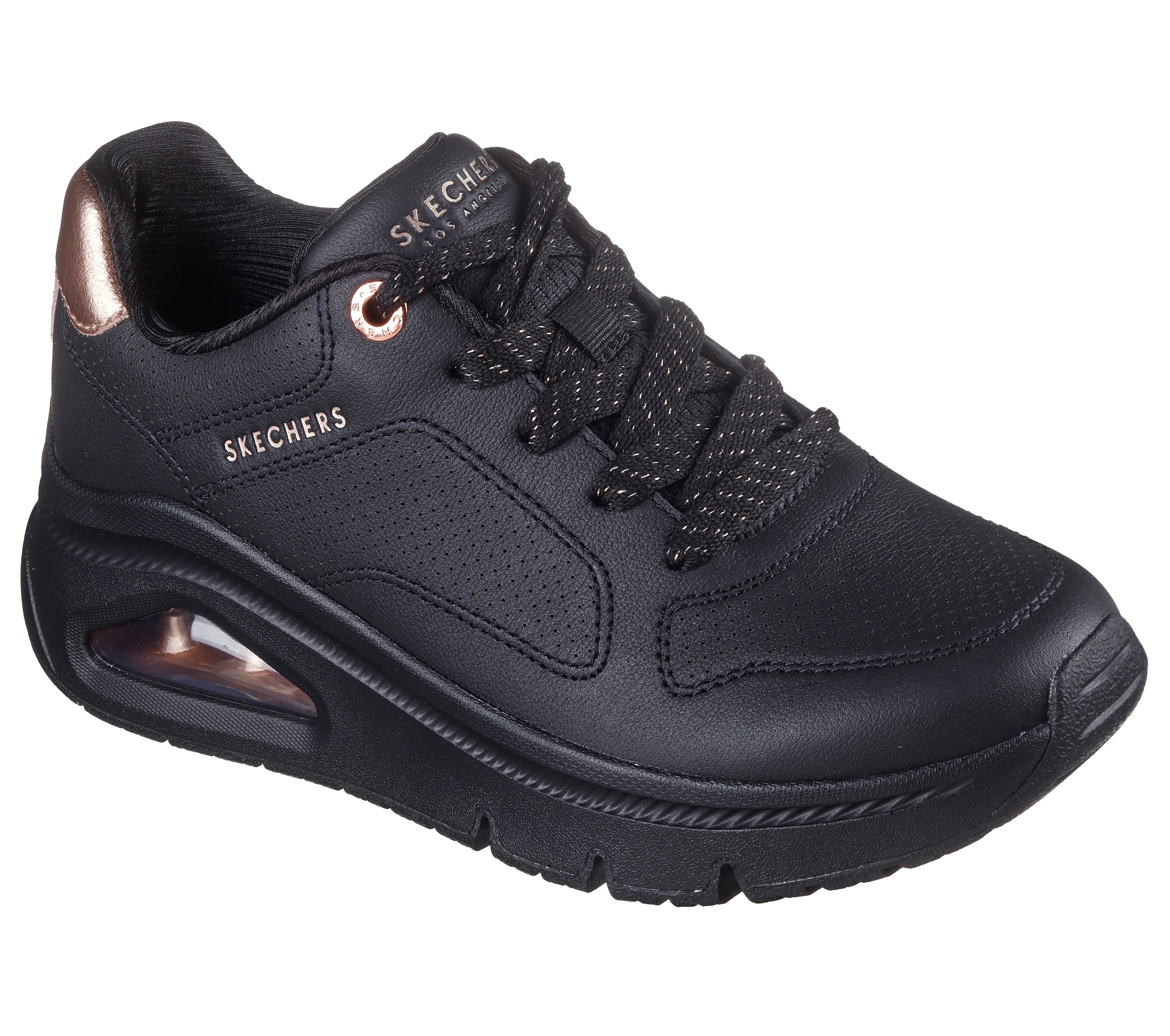 SKECHERS Sneaker uno idolized nero/rame 177767 UNO.IDOLIZED-BBK