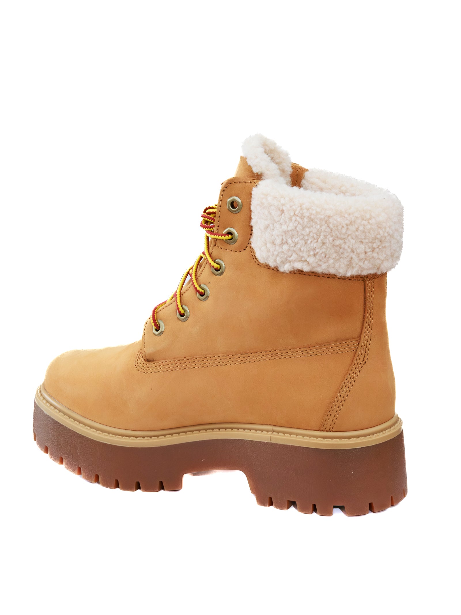 TIMBERLAND Boot platofrm pelo giallo TB0A2PU67541 SHEARLINGBOOT-WHEAT