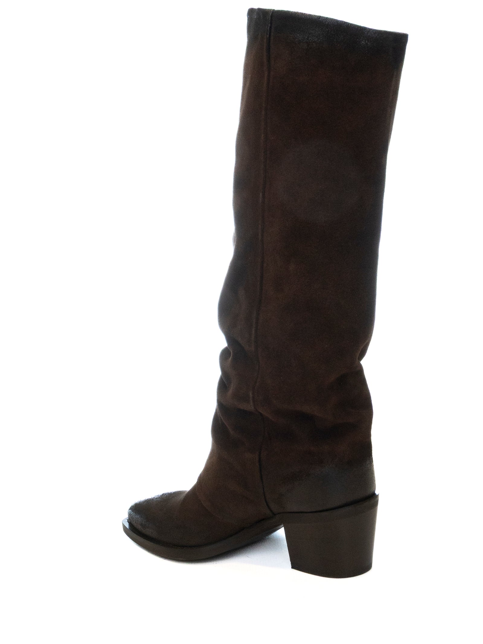 UP44 Stivale pelle nero RP953 INGR-MORO
