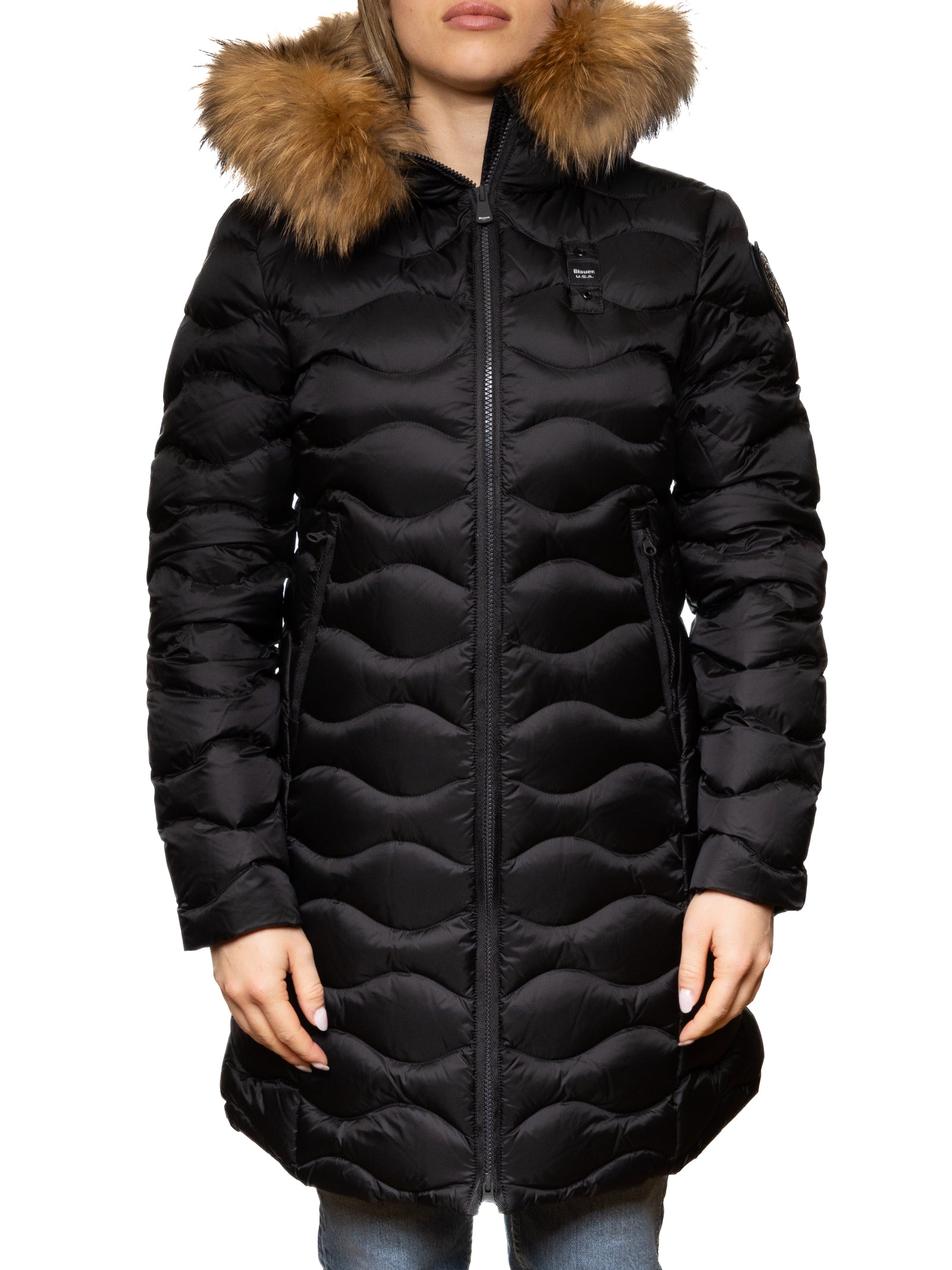 BLAUER piumino lynel nero K03527 LYNEL-999EI