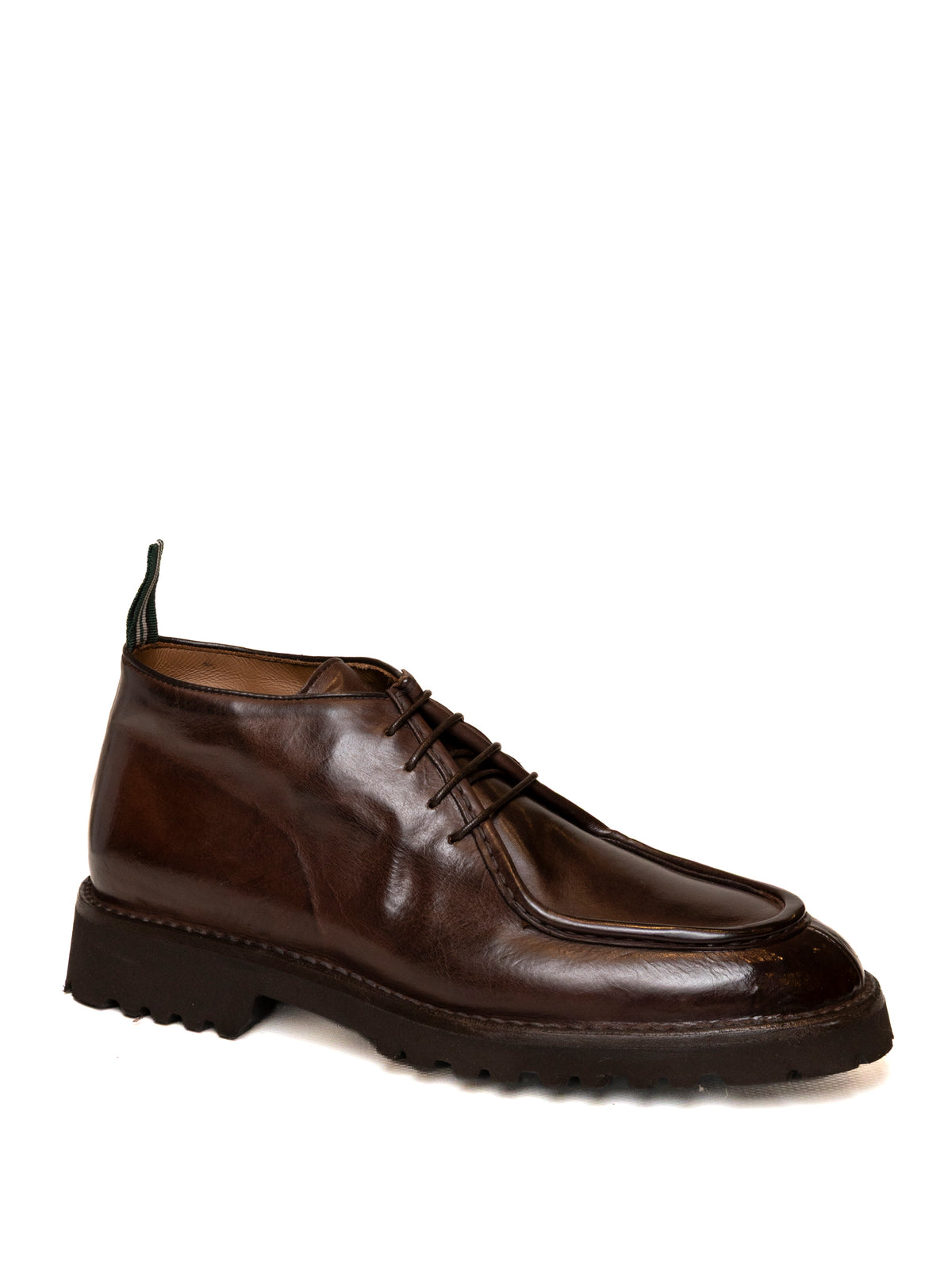 GREEN GEORGE Polacchino pelle testa di moro 1032 MAREMMA 432-TDM