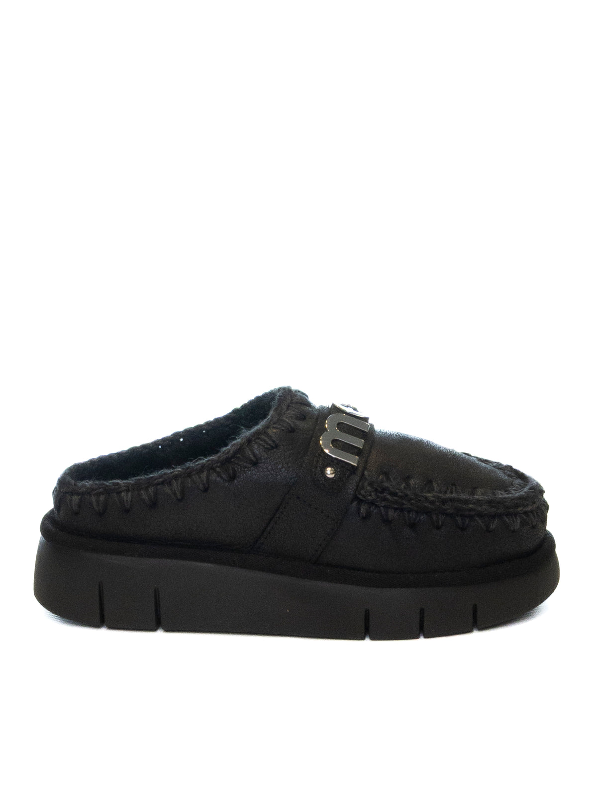 MOU Sabot laminato nero BOUNCE CLOG SPECIAL 531001B-CBKG