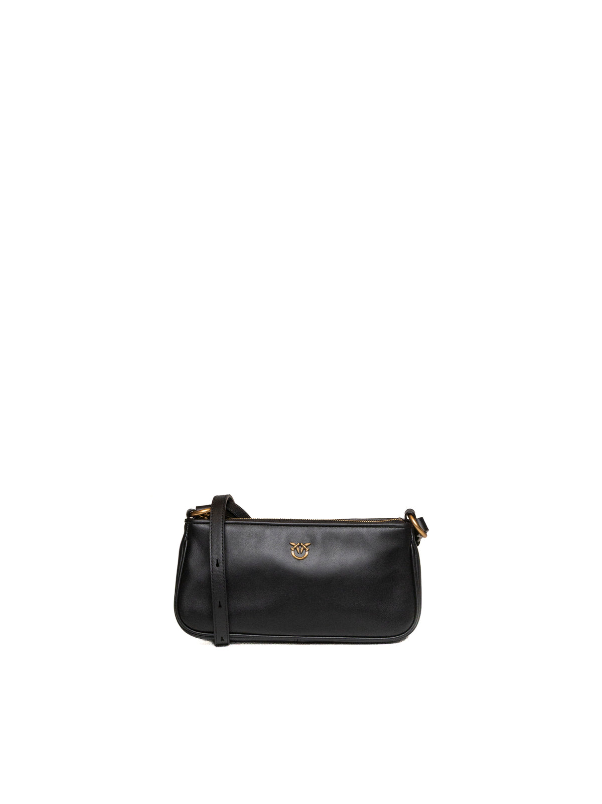 PINKO Borsa mini pelle nero/oro 105069-A0QO HALF MOON-Z99Q
