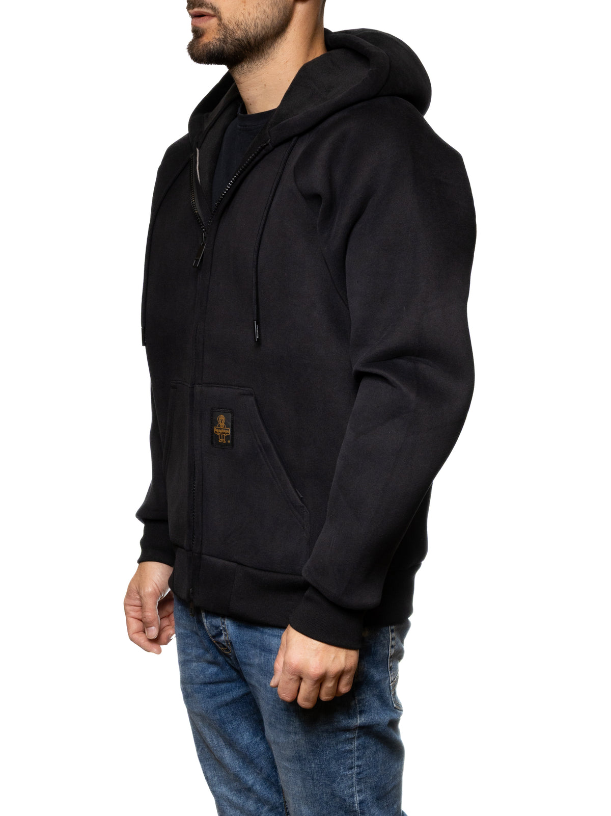 REFRIGIWEAR felpa frankie nera F20308 FRANKIE-G06000