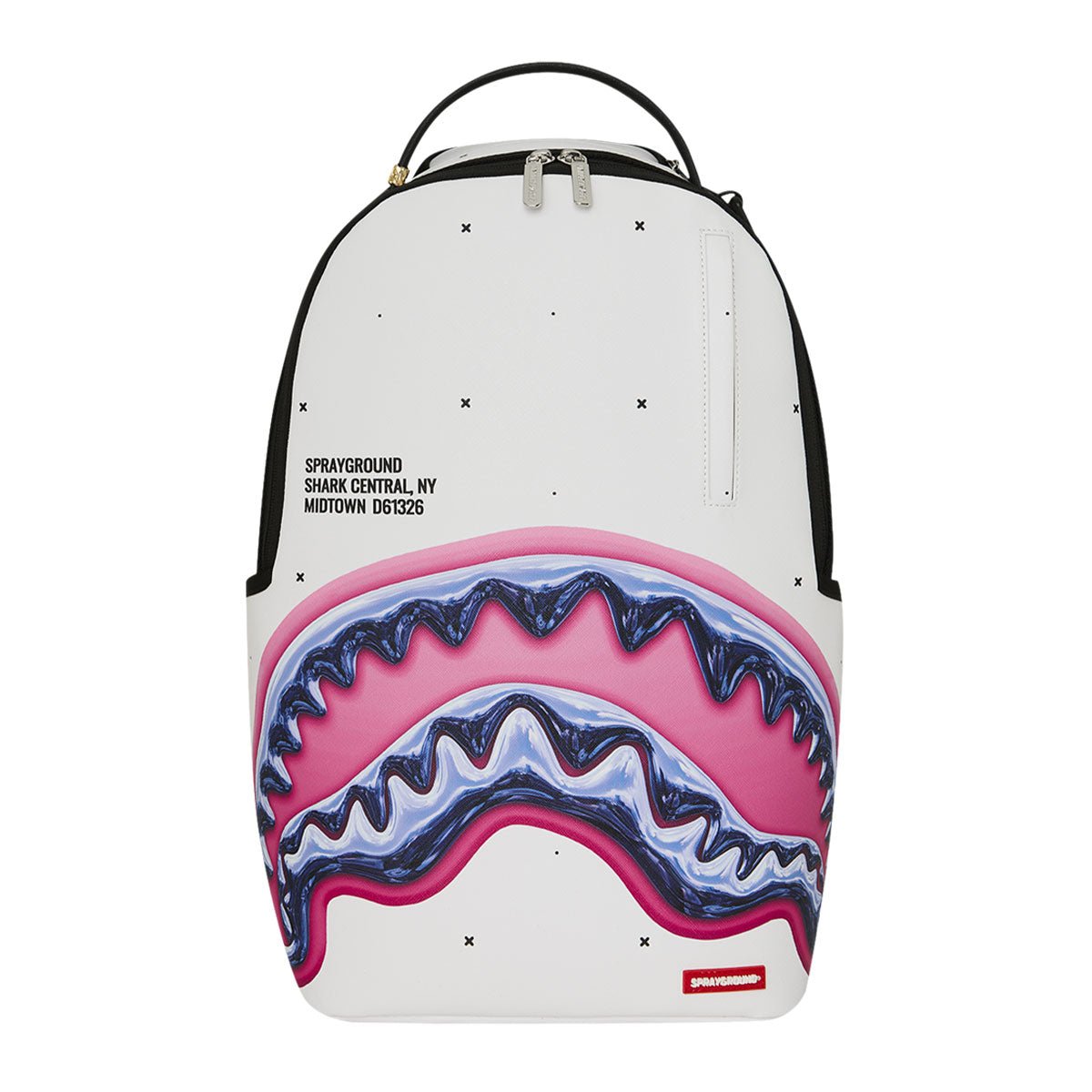 SPRAYGROUND 910B8427NSZ SHARKCENTRAL-LIQUID CHROME