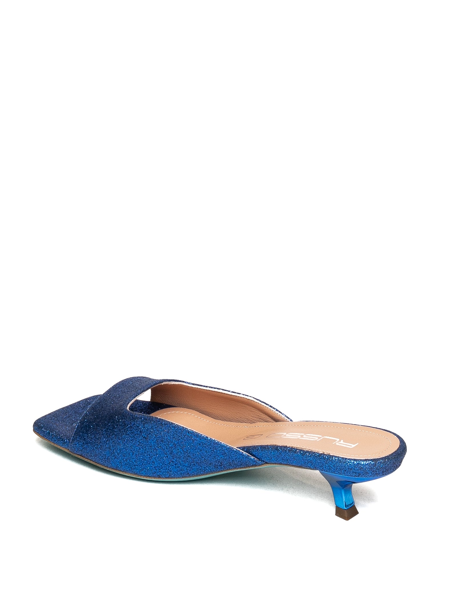 RUSSO G Sandalo alina glitter blu ALINA109 BRIGHT SUPER-BLU