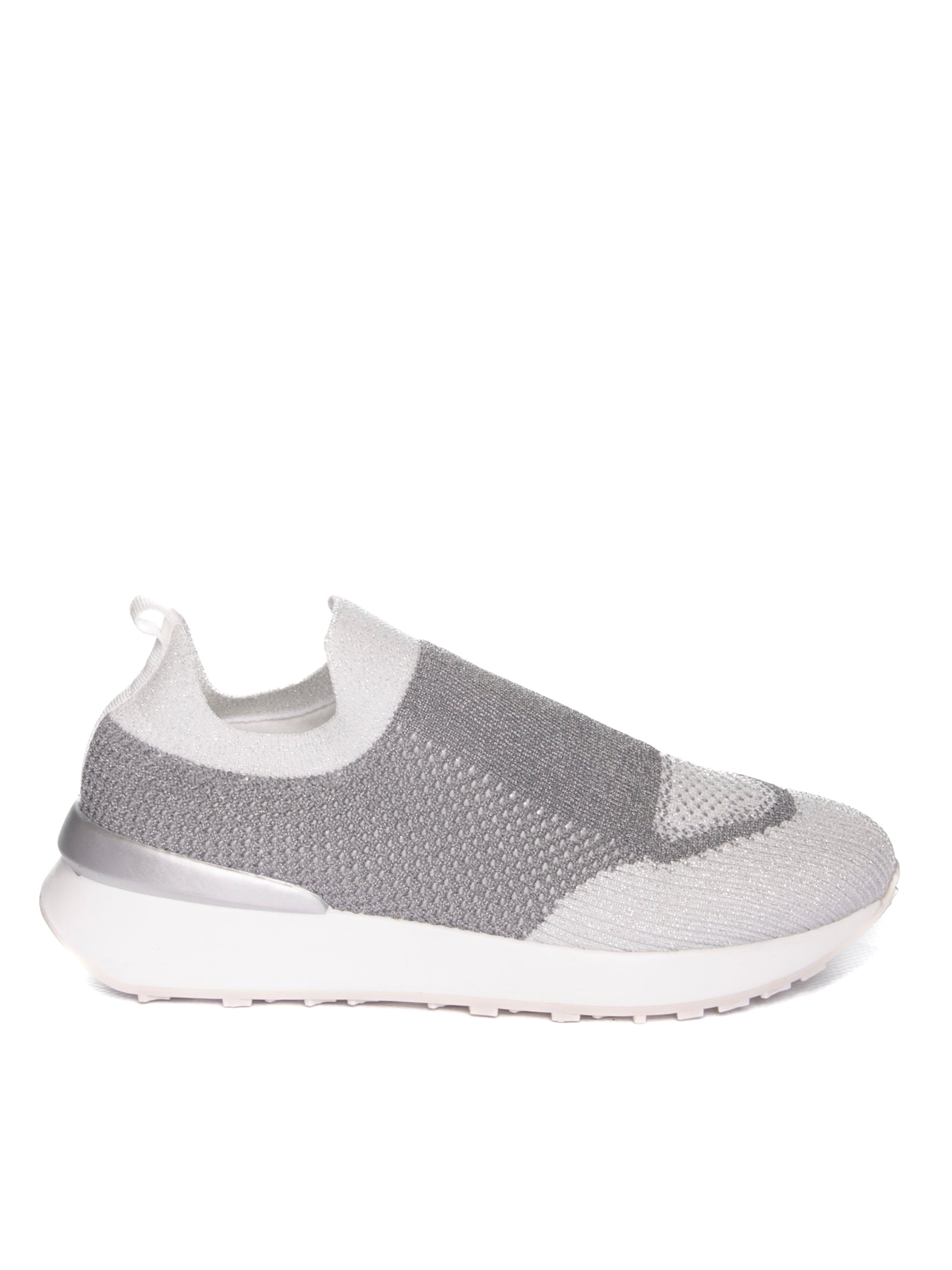 UMA PARKER NEW YORK Sneaker mesh argento 020124 TESS-SILVER