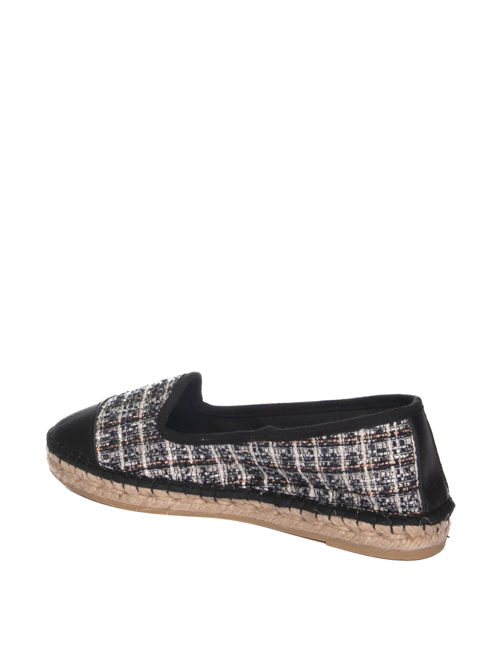VIDORRETA Espadrilles tessuto nero 74600 CHANEL-NEGRO