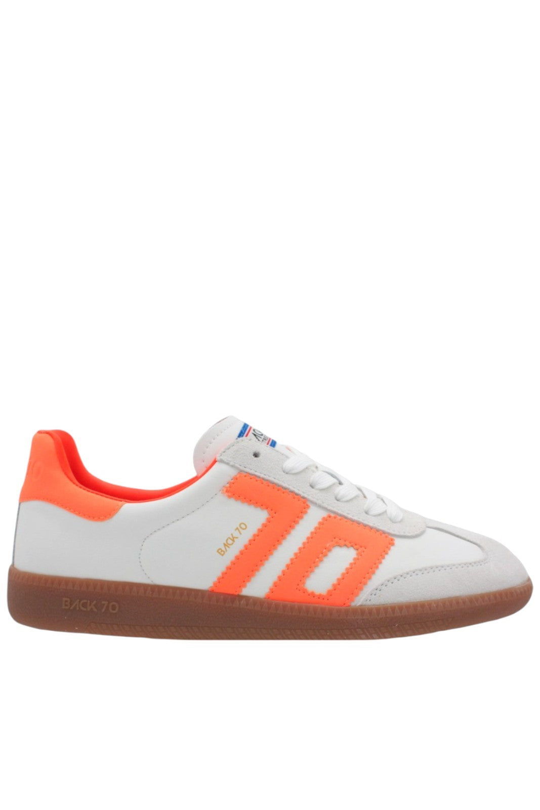 BACK 70 Sneaker cloud bianco/arancio fluo CLOUD2505 FLUO-01