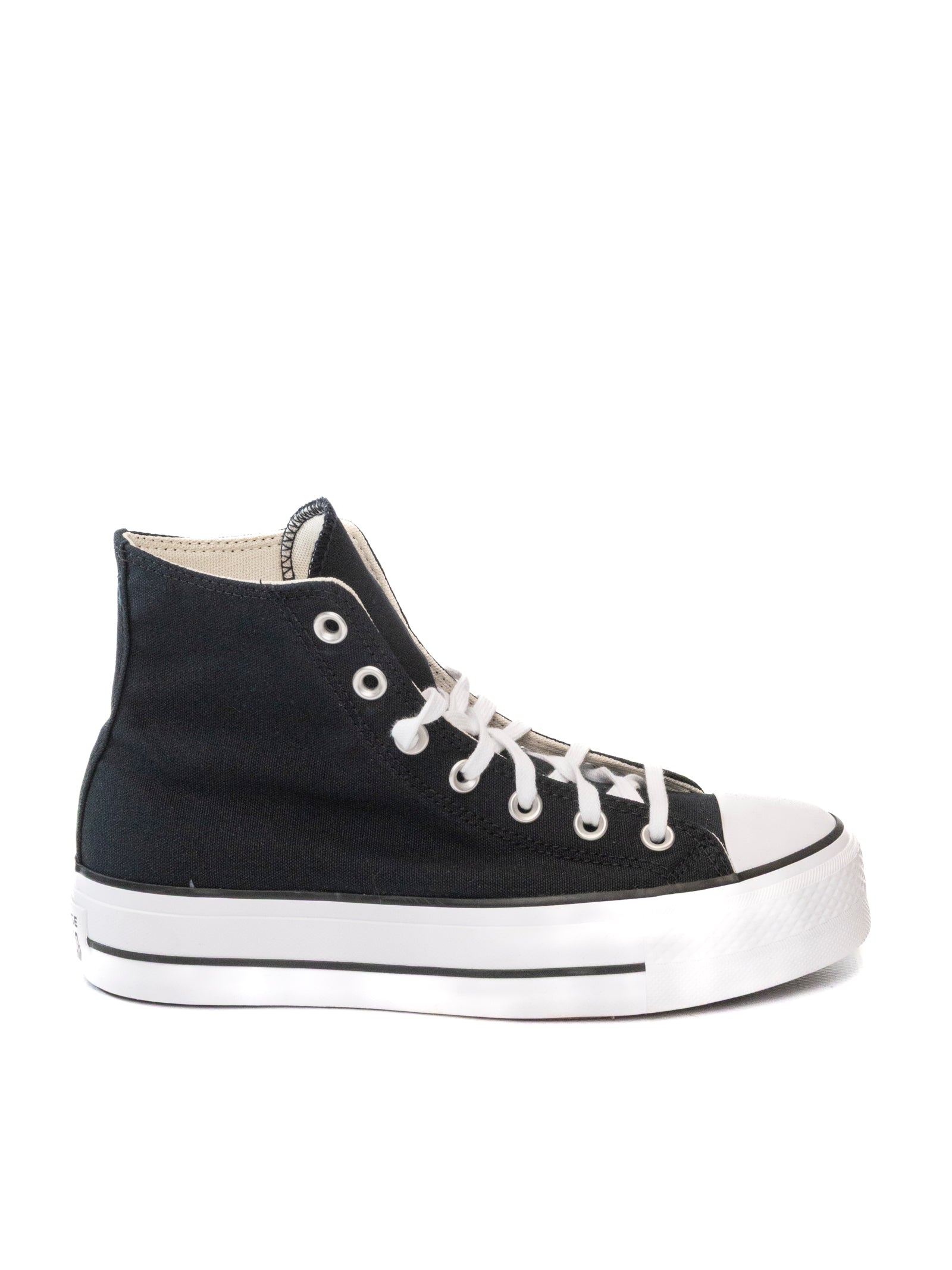 CONVERSE sneaker chuck taylor platform nero 560845C LIFTPLATHI-BLACK