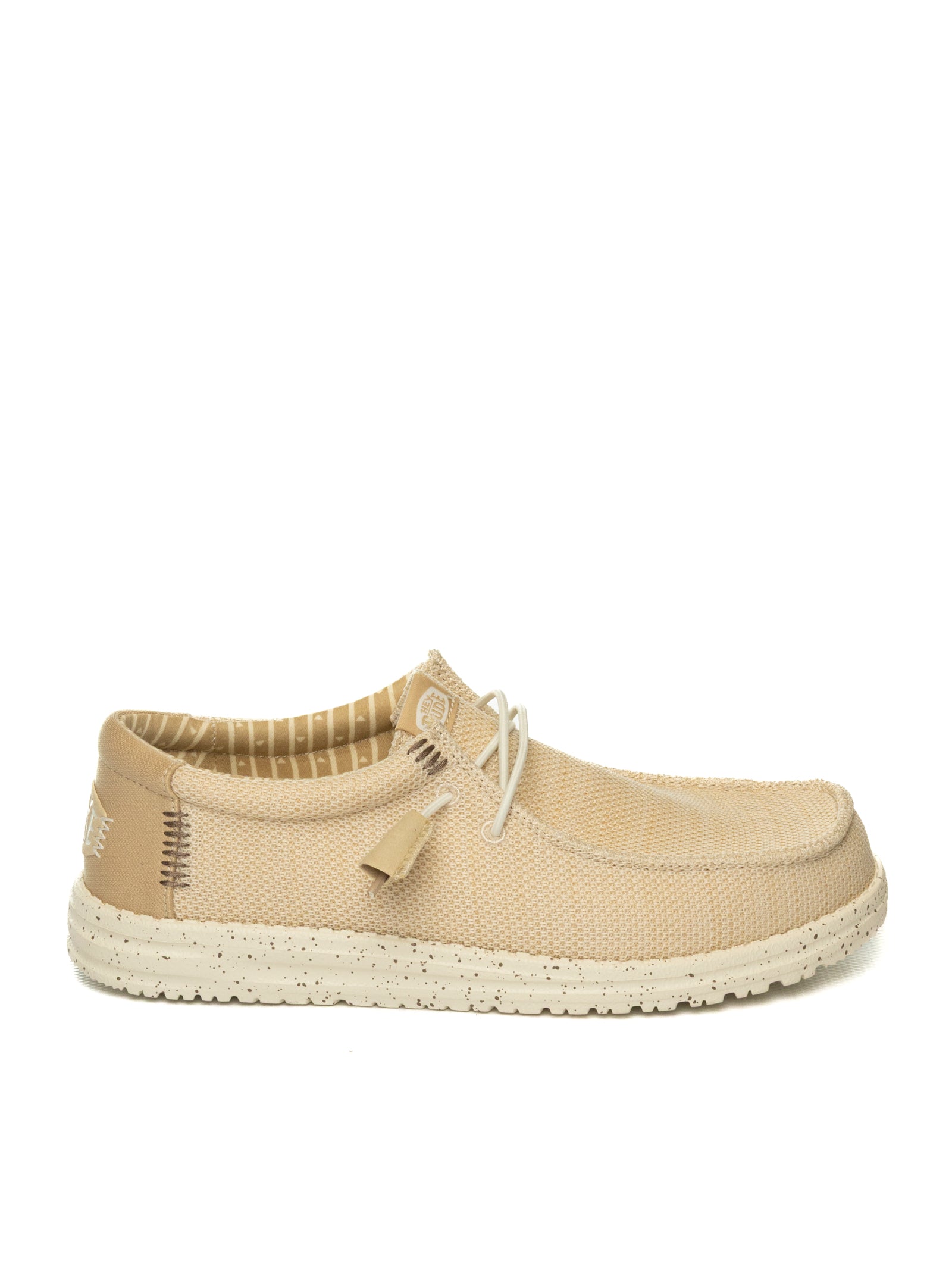 HEY DUDE slip on wally stretch cream 41898 WALLY STRETCH-0LZ