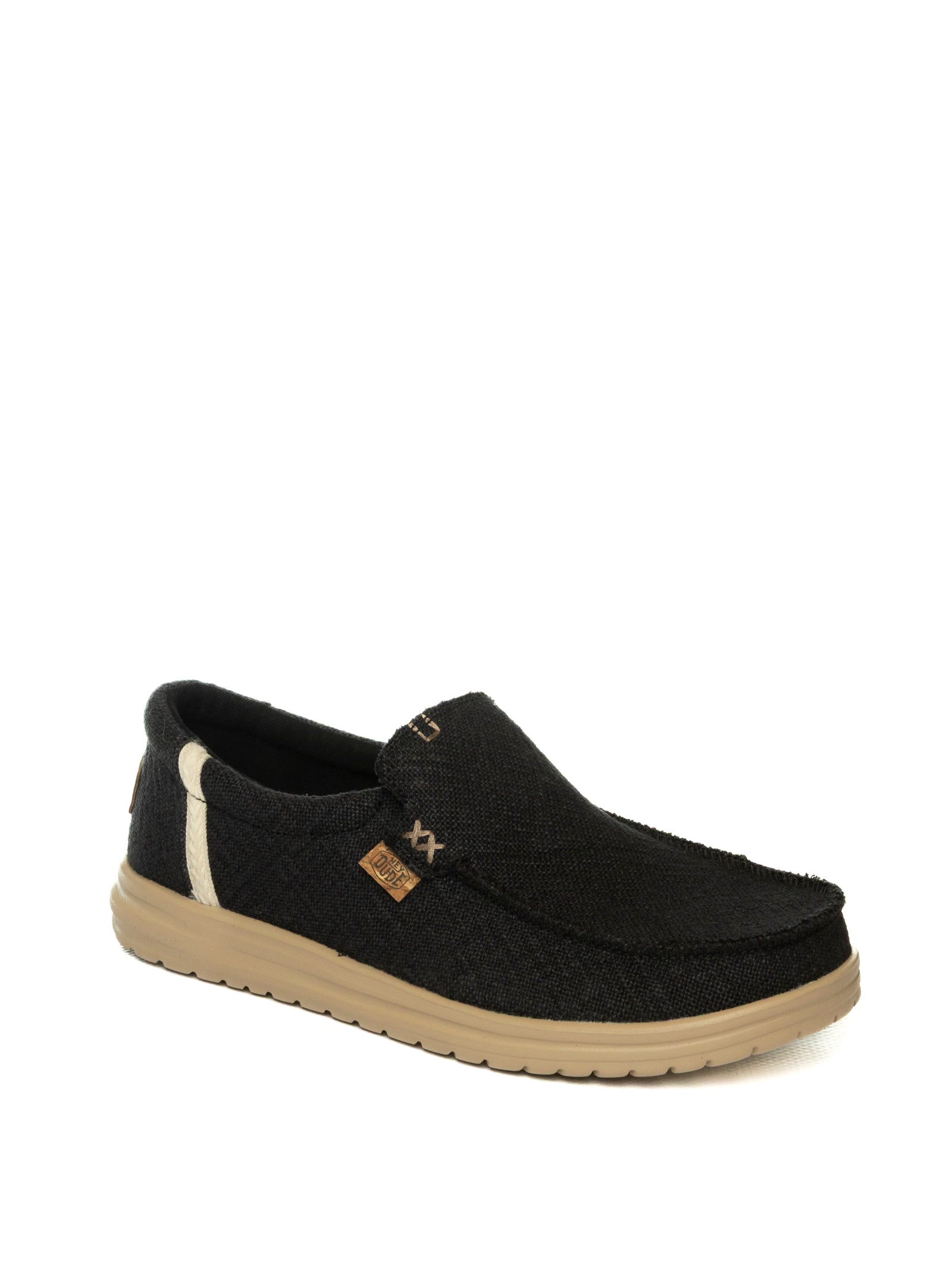 HEY DUDE Slip on mikka jute nero 43640 MIKKA JUTE-0ND