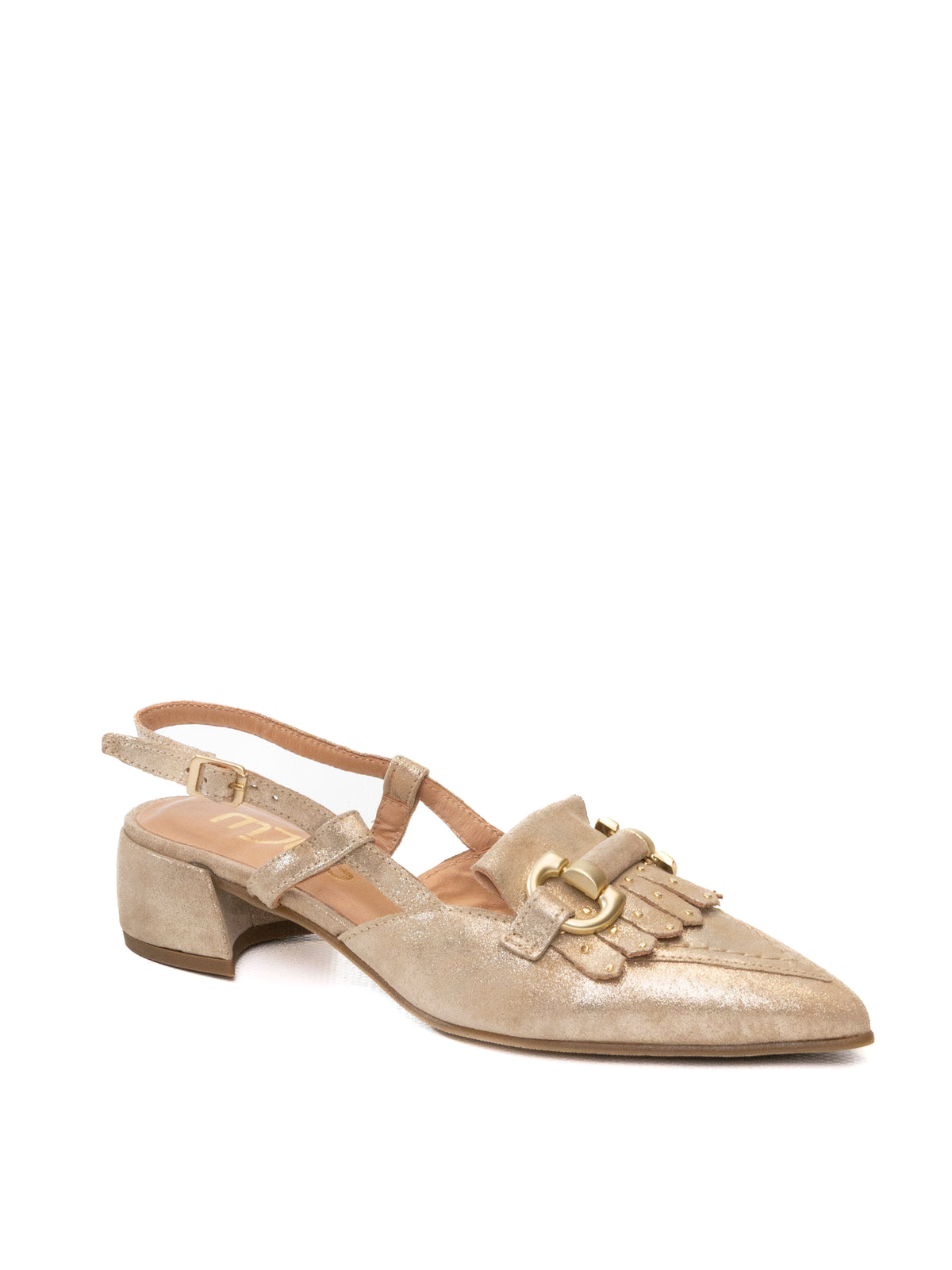 MJUS Chanel frangia fibbia oro L72105 PELLE-6192