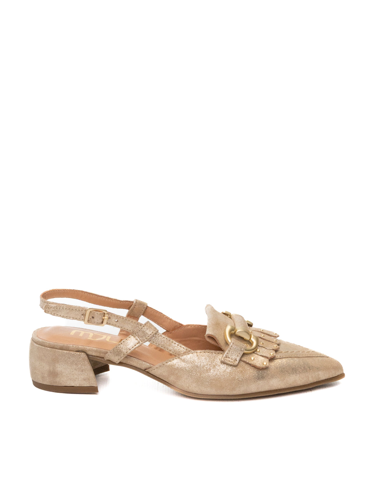 MJUS Chanel frangia fibbia oro L72105 PELLE-6192