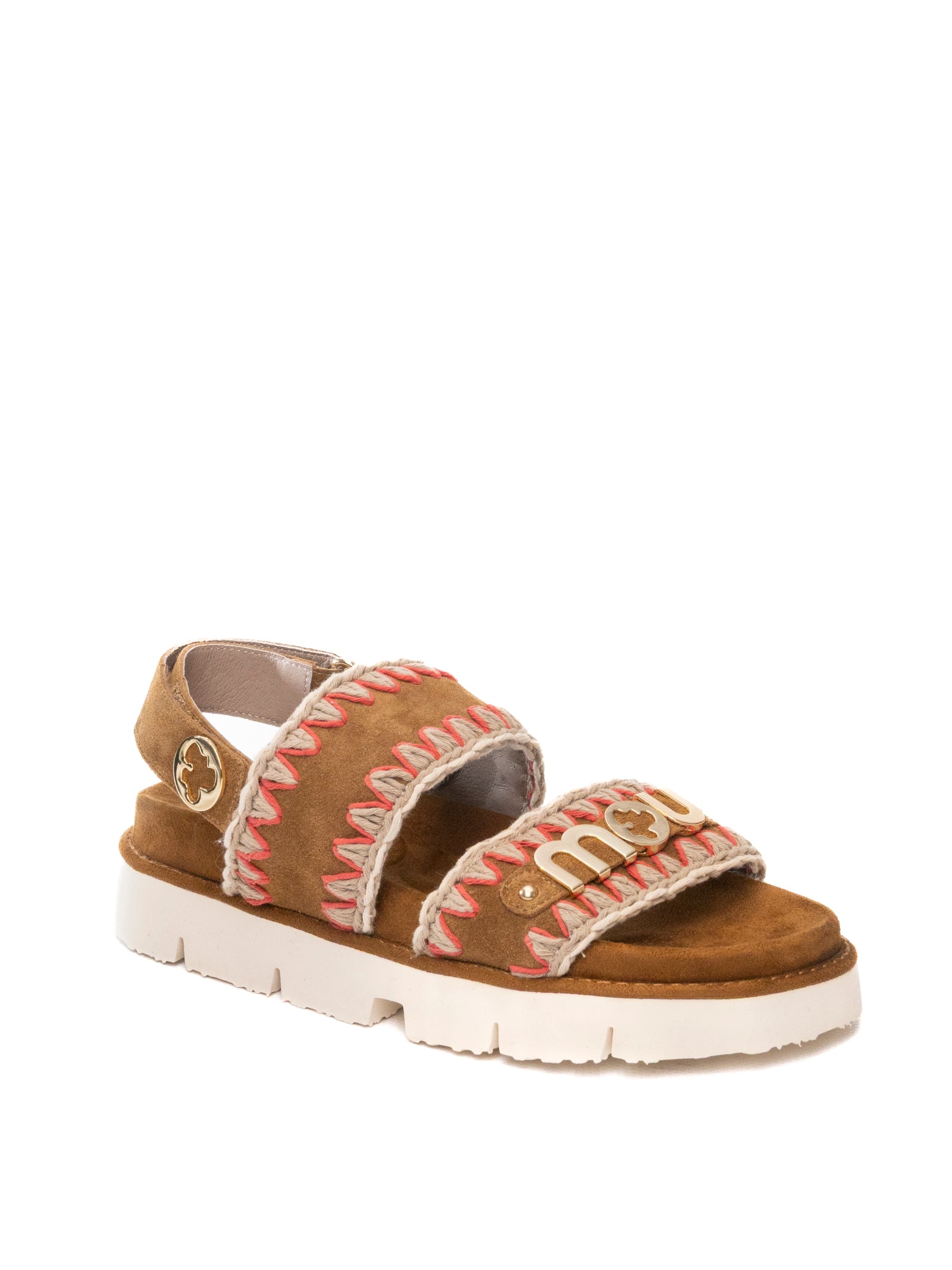 MOU Sandalo camoscio cognac 461011A CAM-COG