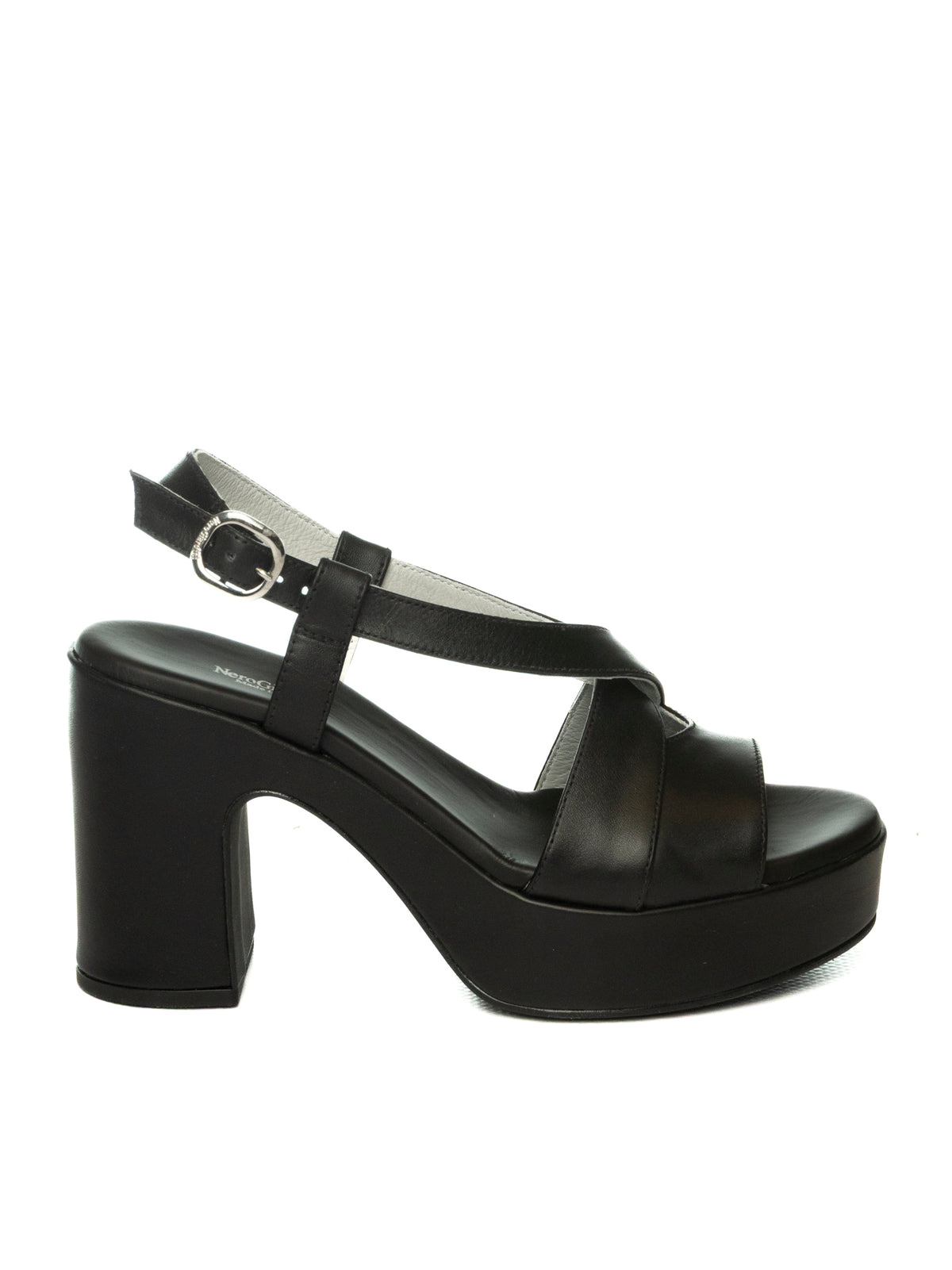 NERO GIARDINI Sandalo pelle nero 513640 TAMIGI-NERO