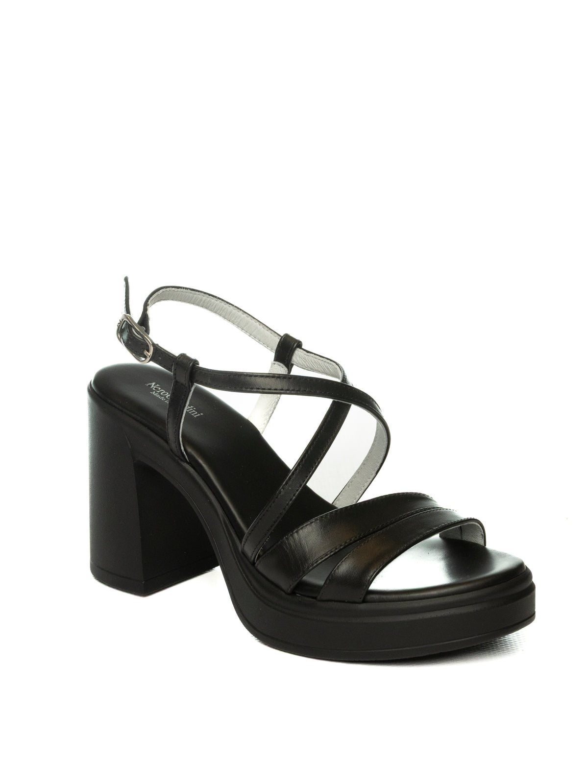 NERO GIARDINI Sandalo pelle nero 513660 BAROLO-NERO