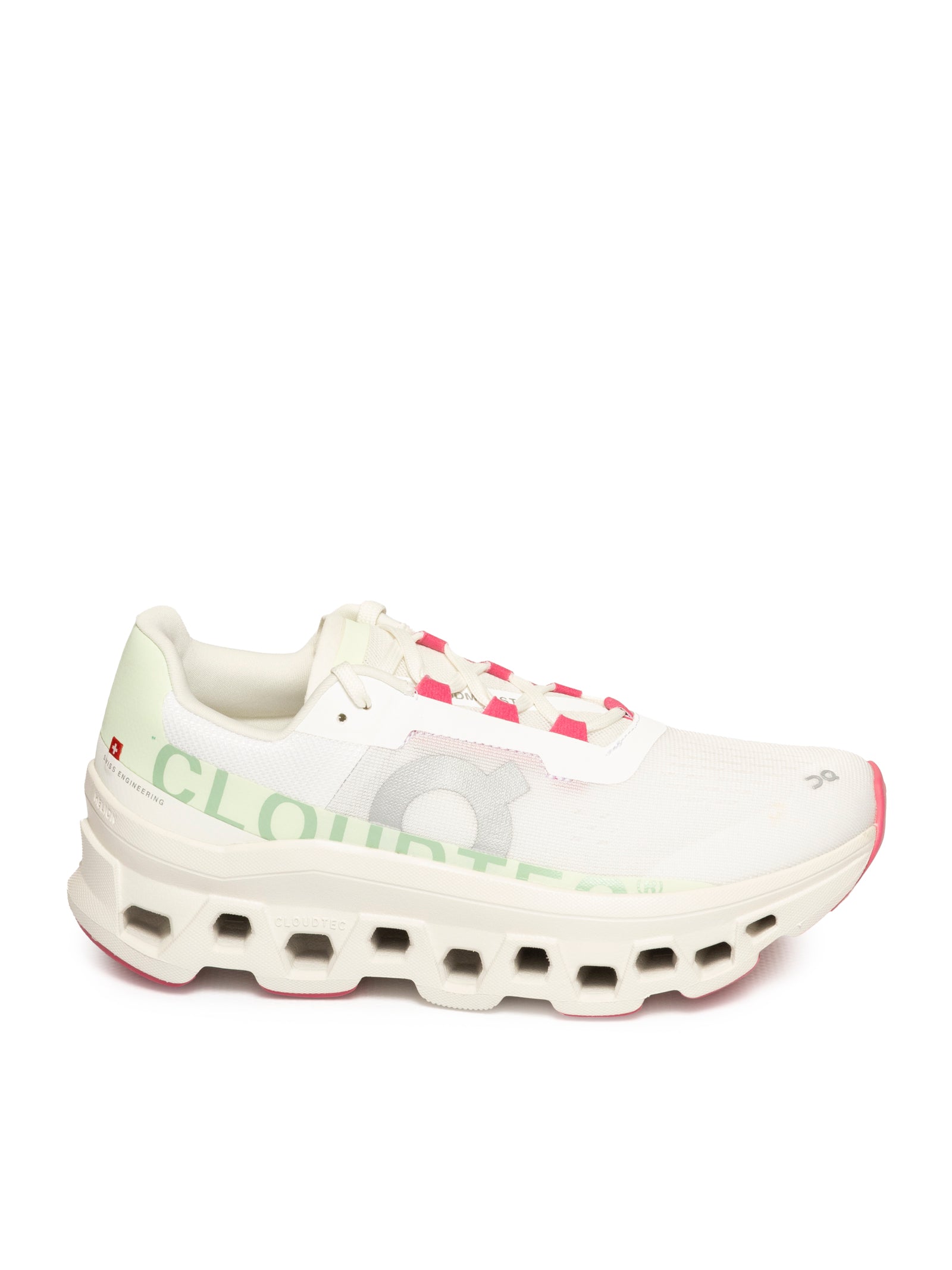 ON Sneaker cloudmonster bianco/rosa CLOUDMONSTER D 61.9-7725