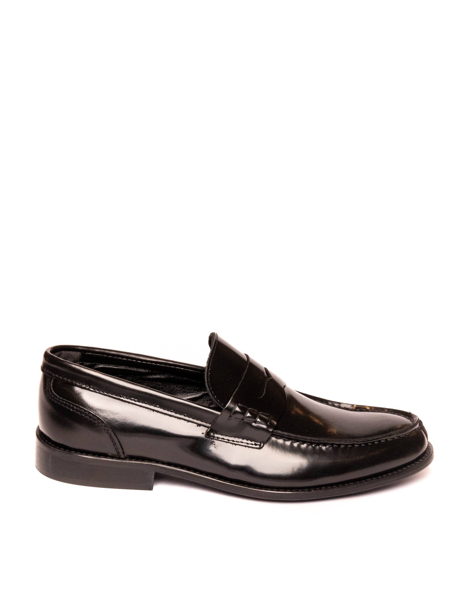 PICCADILLY mocassino in pelle nero 100 ABRAS-NERO