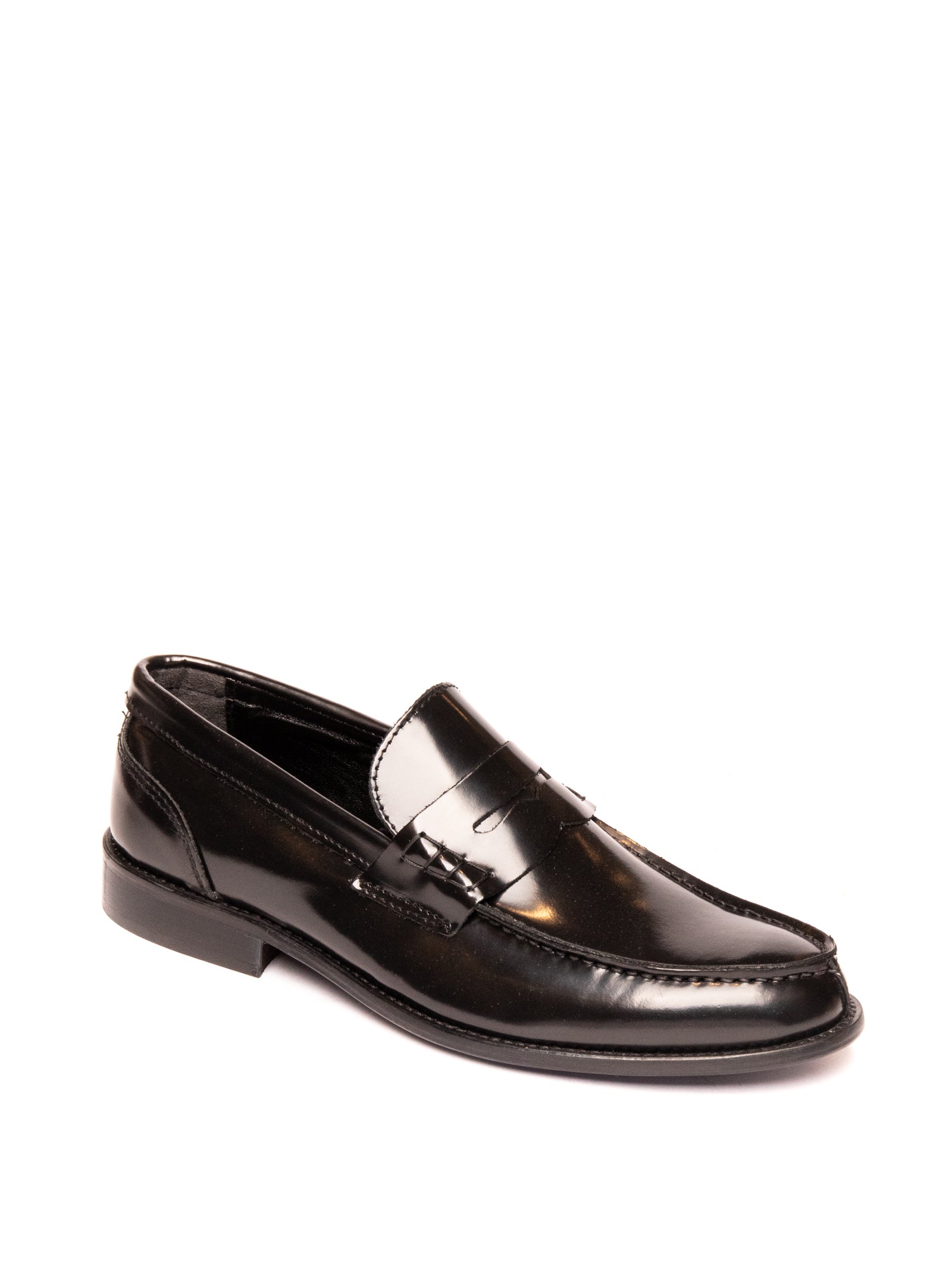 PICCADILLY mocassino in pelle nero 100 ABRAS-NERO