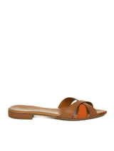 Leather/orange