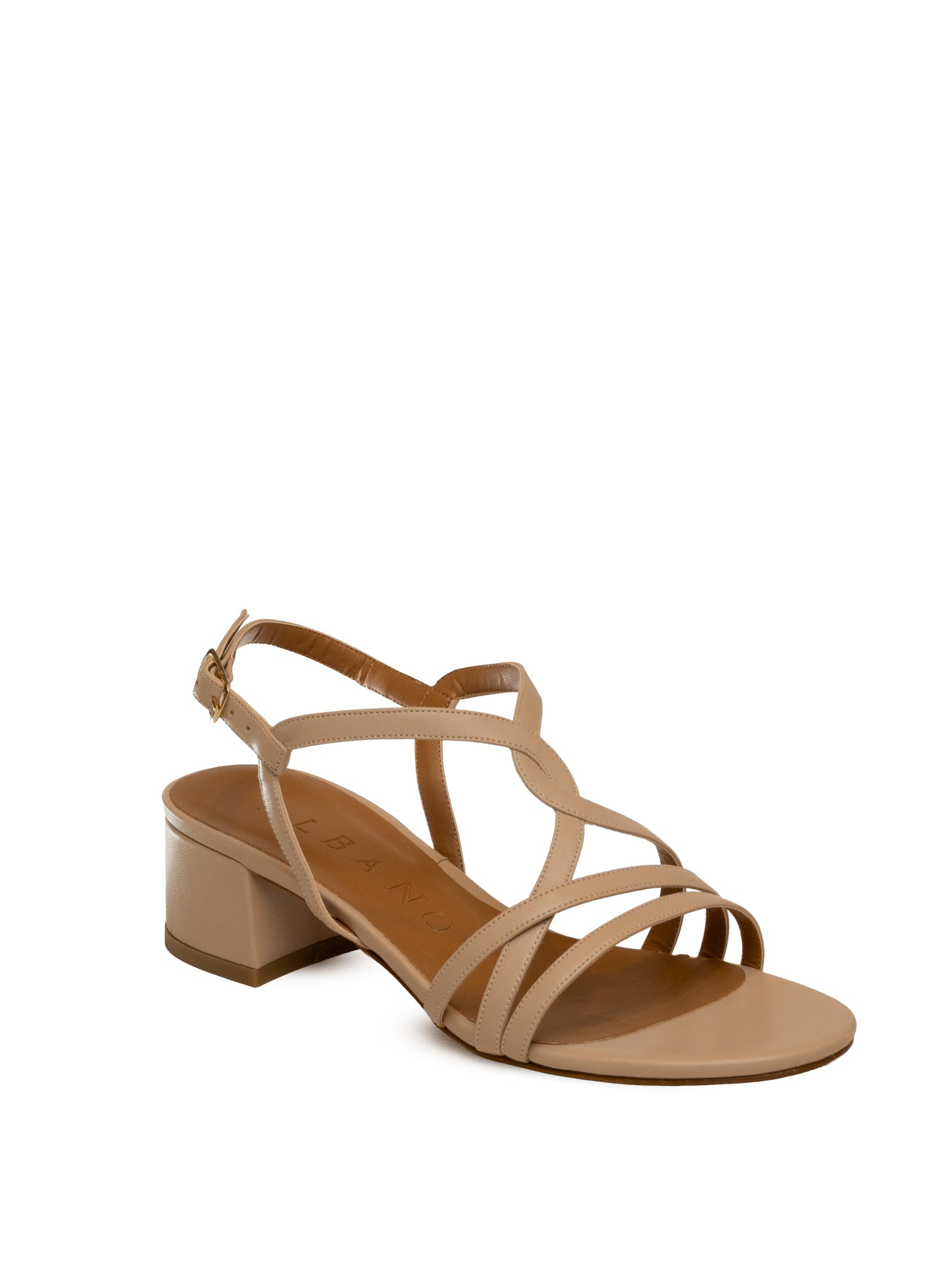 ALBANO sandalo pelle nude 422 SOFT-NUDE