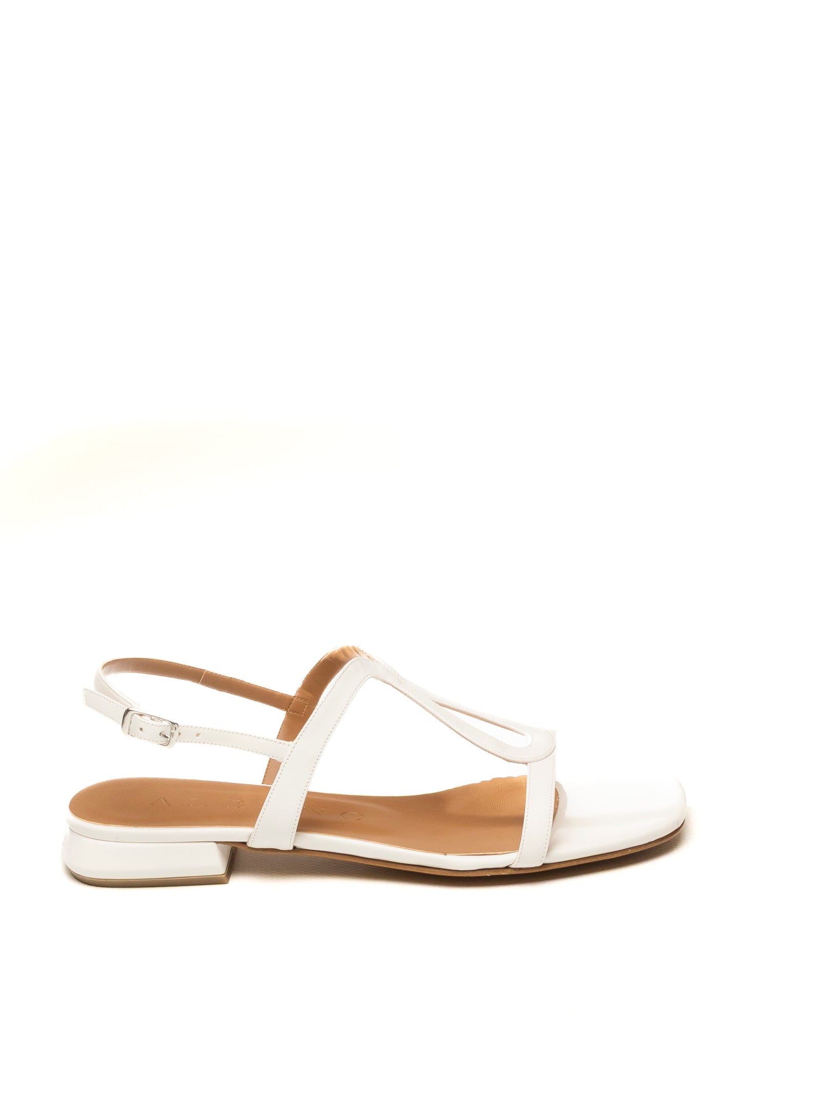 ALBANO Sandalo pelle bianco 431 SOFT/NAP-BIA